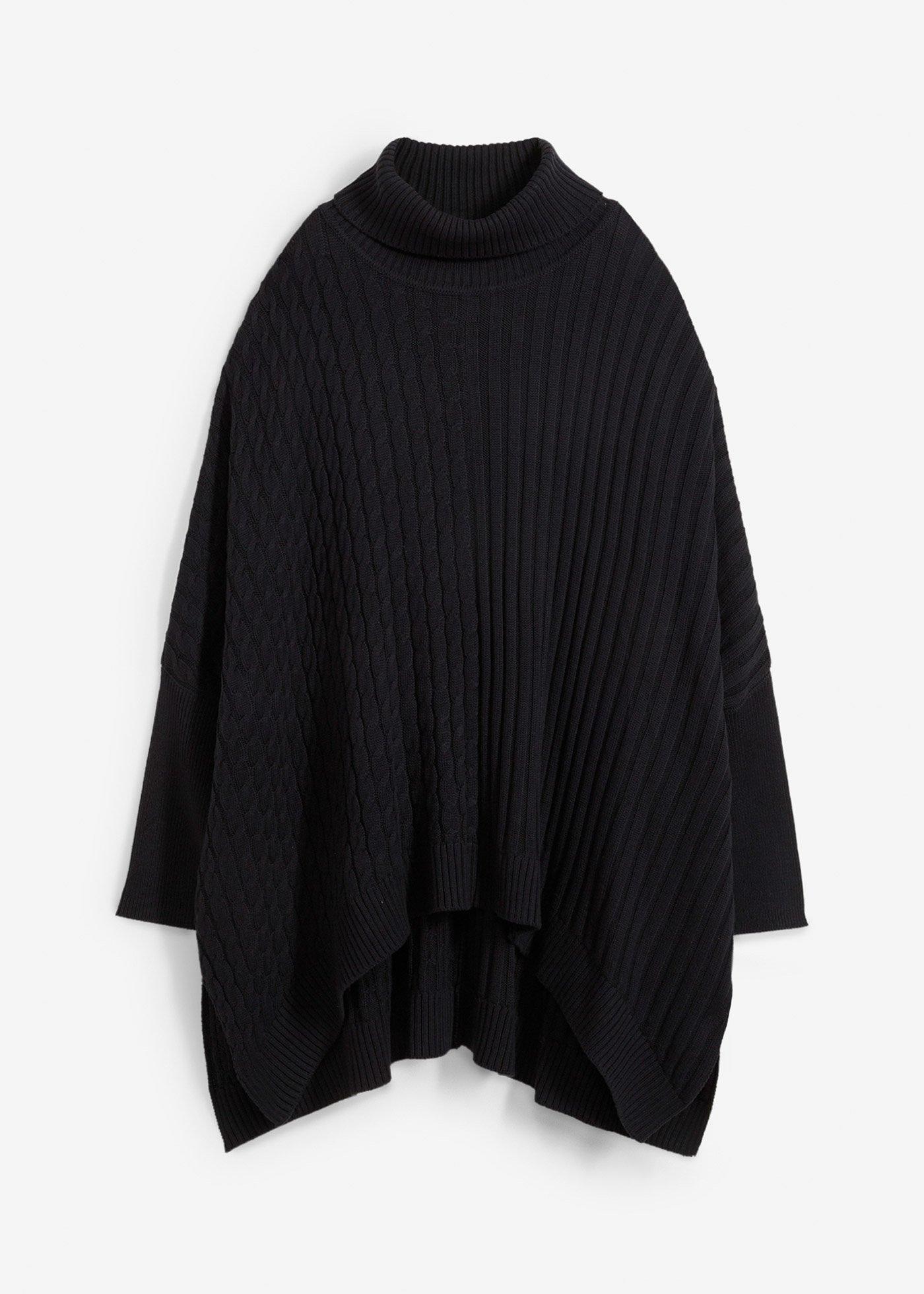Oversize-Poncho Pullover