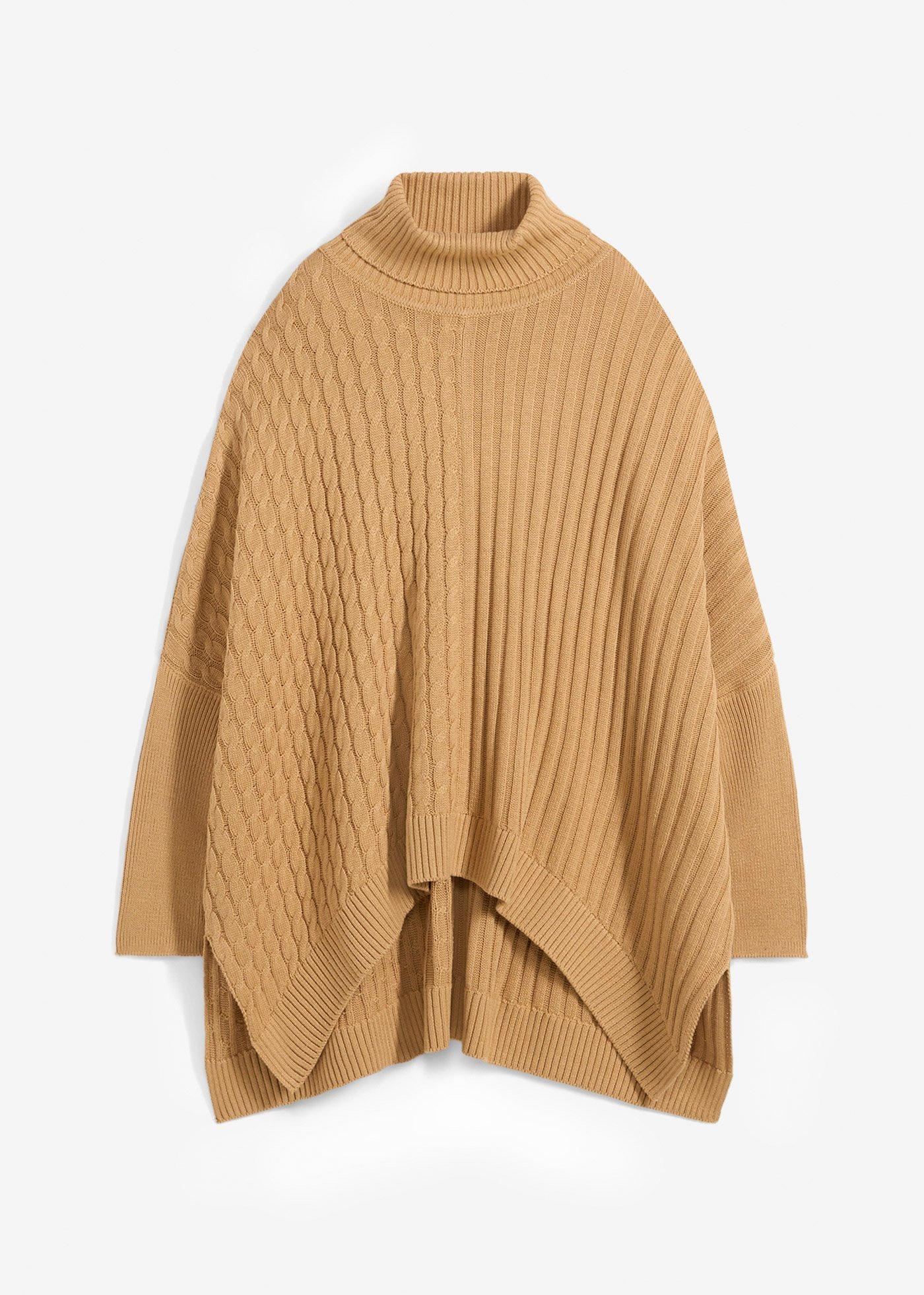 Oversize-Poncho Pullover