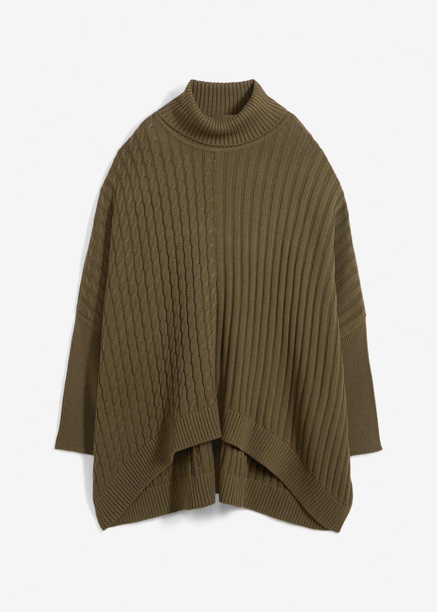 Oversize-Poncho Pullover