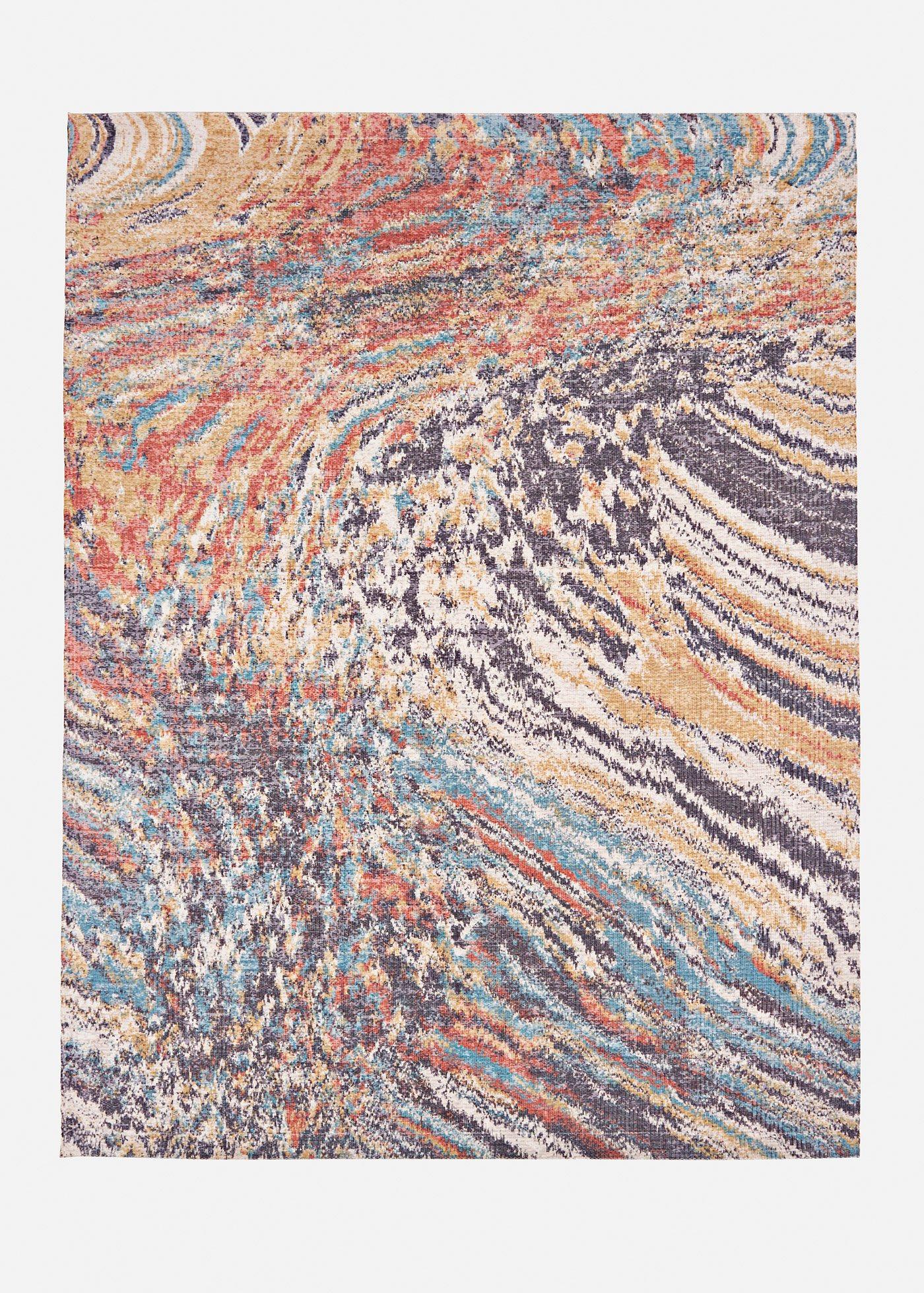 Teppich mit malerischer Musterung