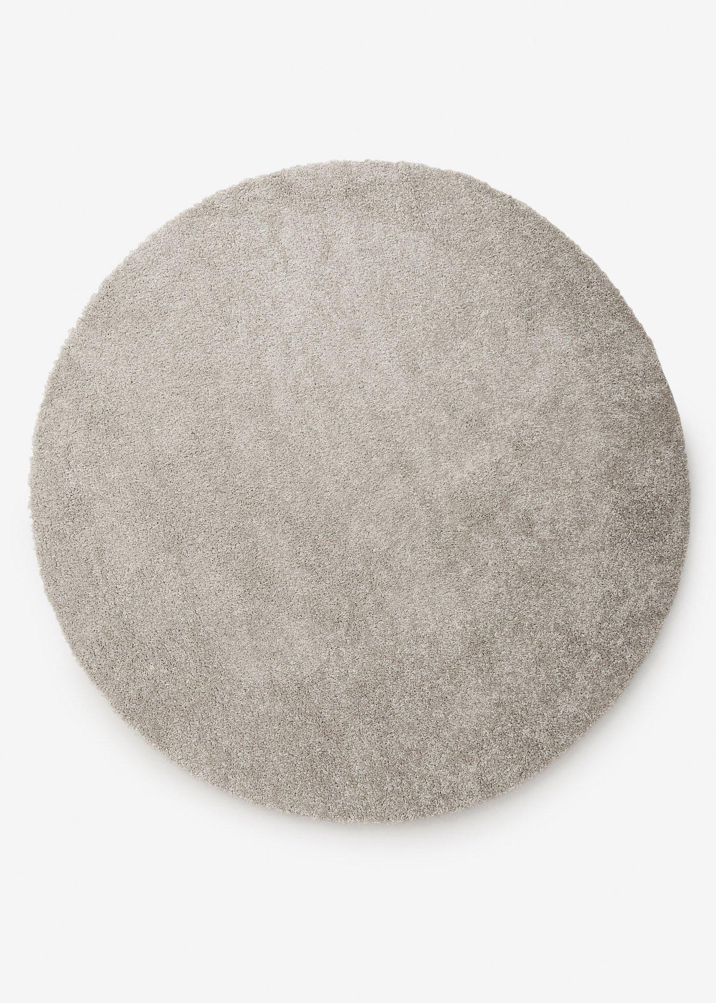 Runder waschbarer Teppich mit weichem Flor