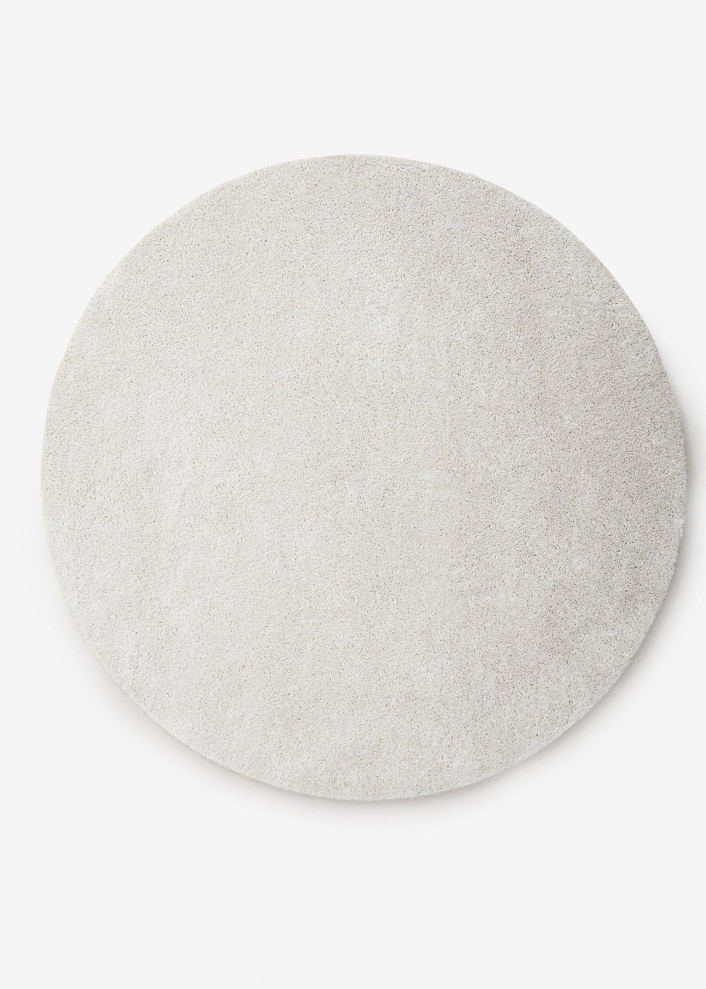 Runder waschbarer Teppich mit weichem Flor