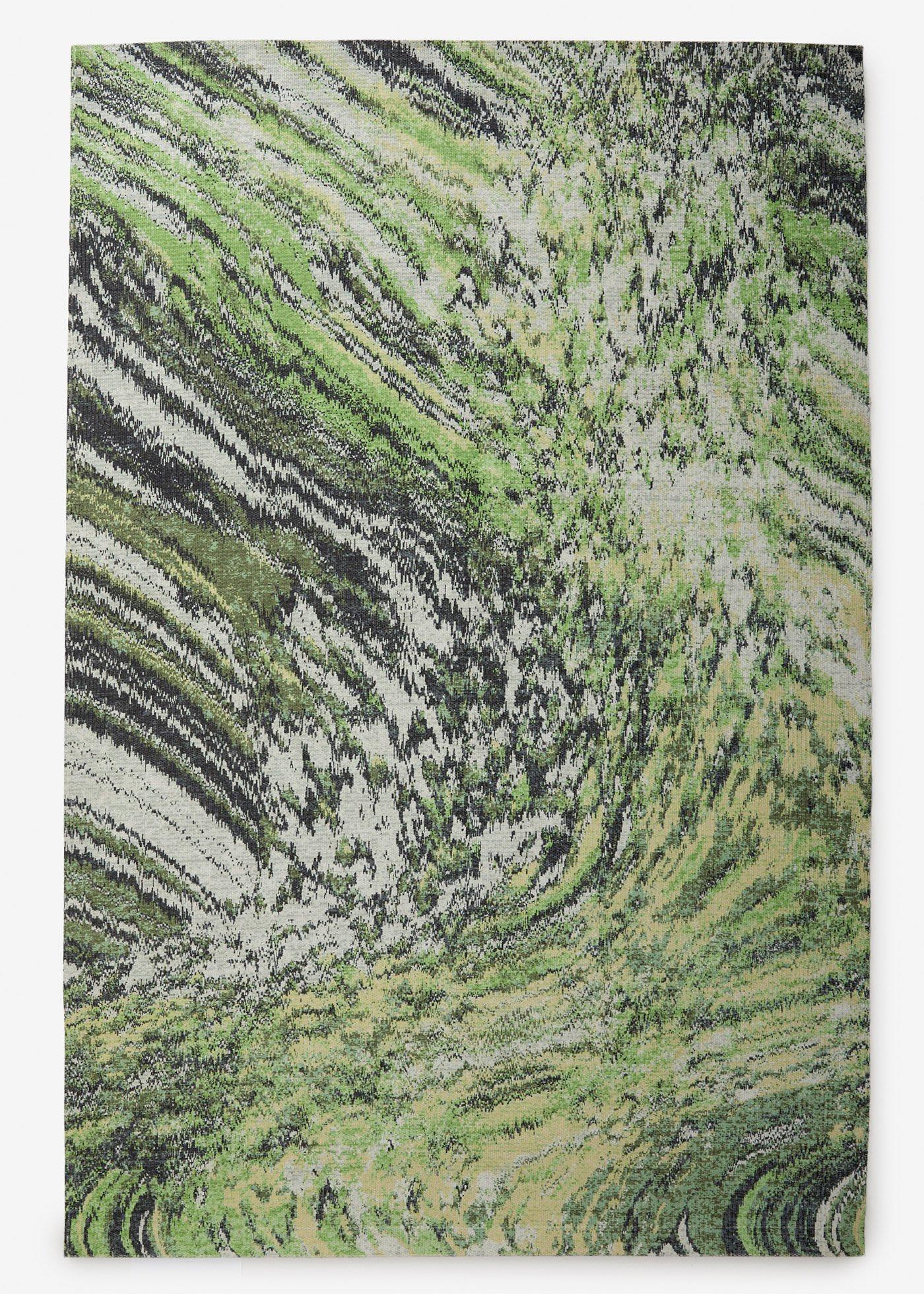 Teppich mit malerischer Musterung
