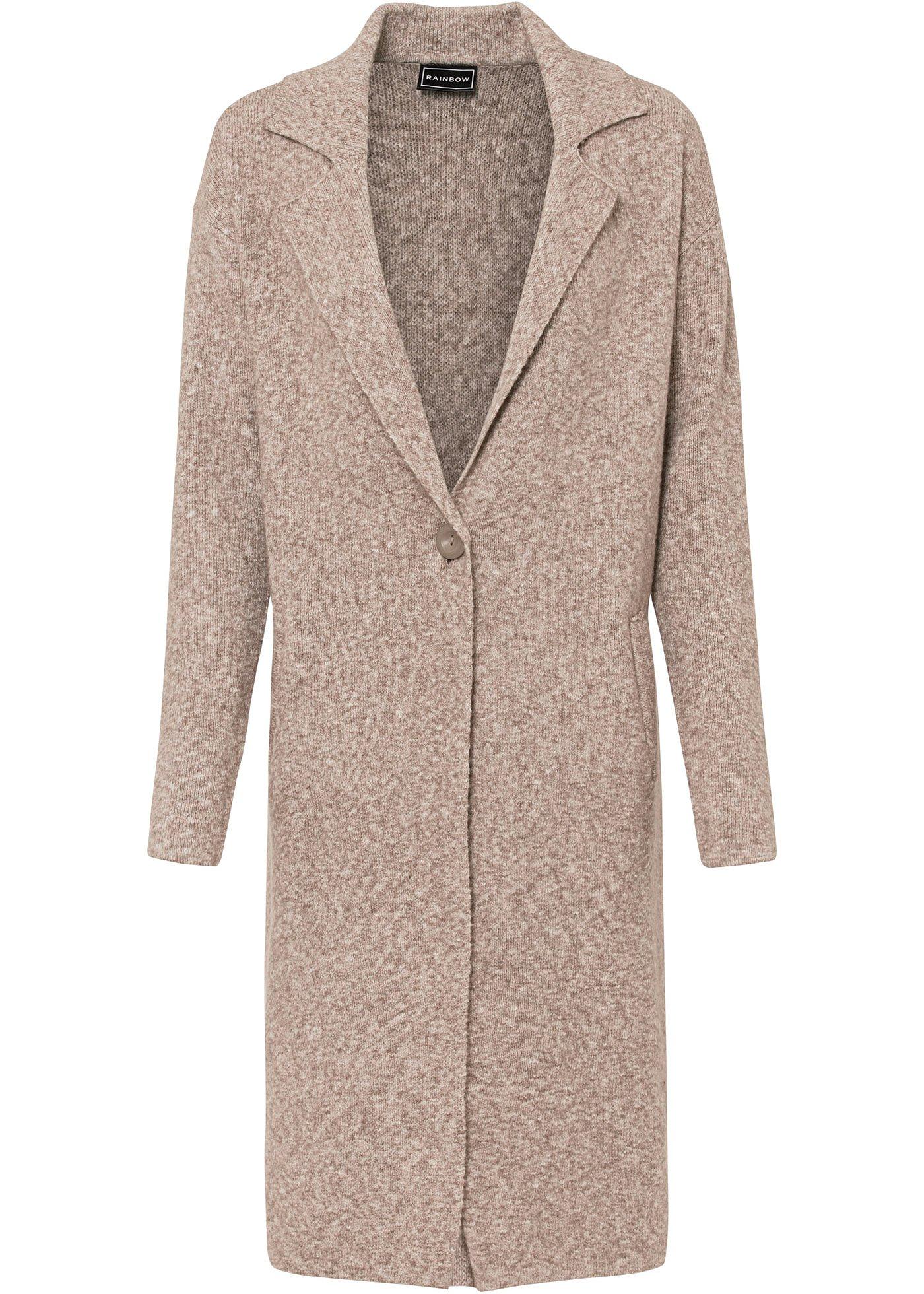 Langer Strickmantel im Loose Fit