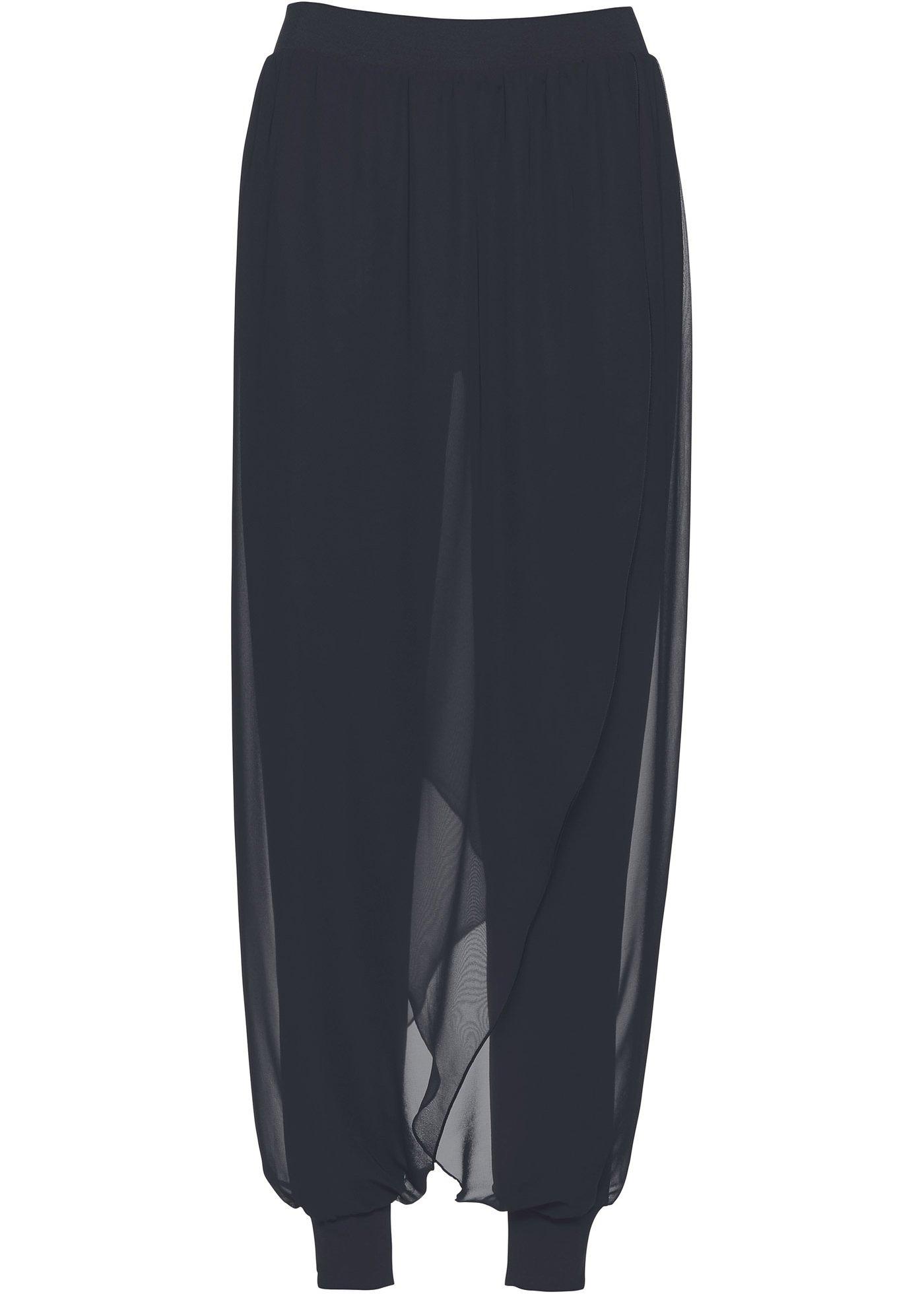 Hose mit Chiffon
