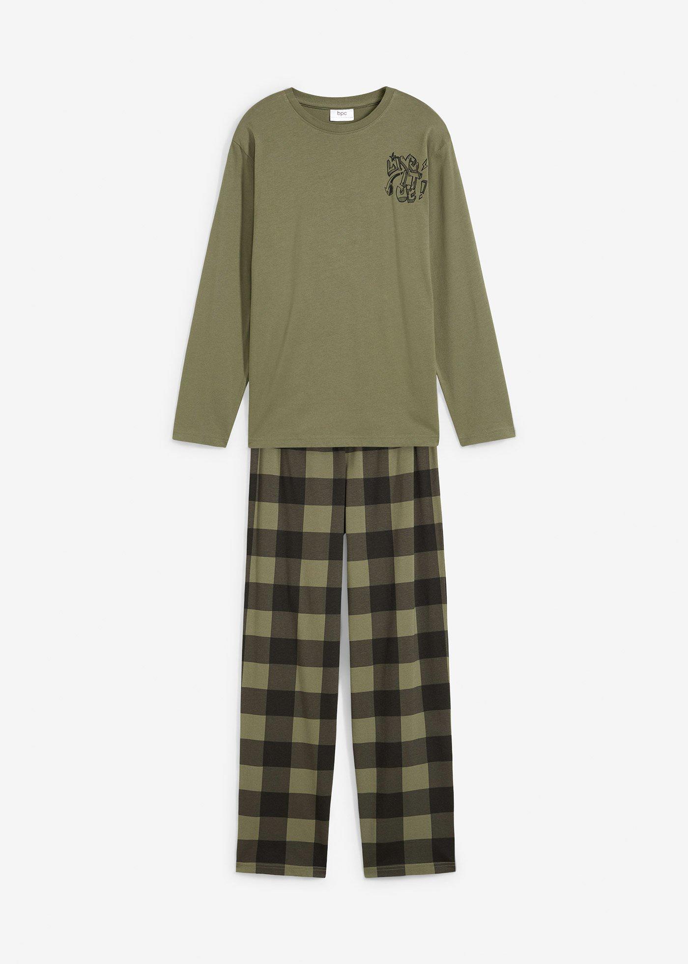 Pyjama aus reiner Bio-Baumwolle (2-tlg. Set)