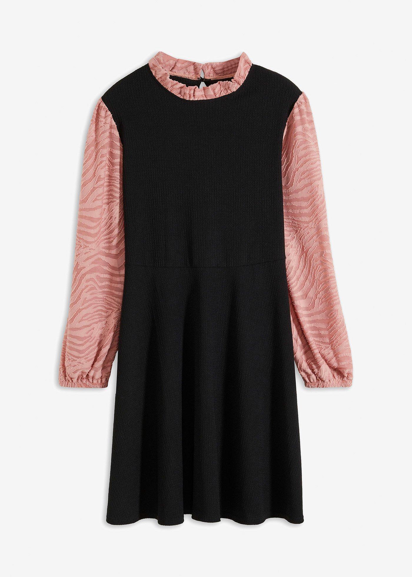 Kleid mit Ballonärmeln