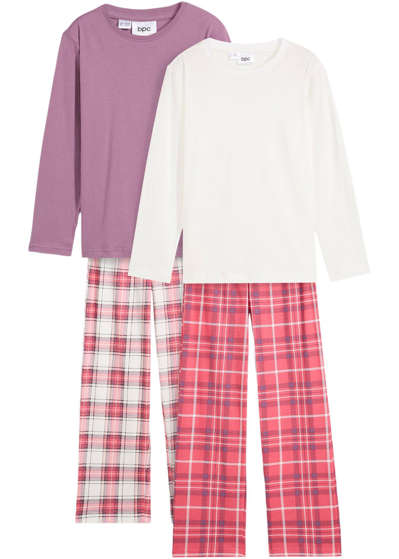Pyjama aus reiner Bio-Baumwolle (4-tlg. Set)