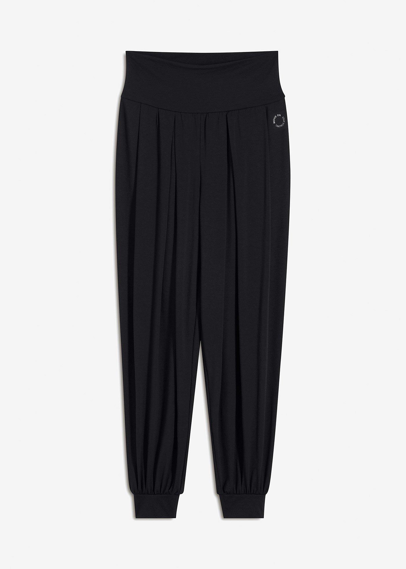 Weite Sporthose mit  umklappbaren Bund