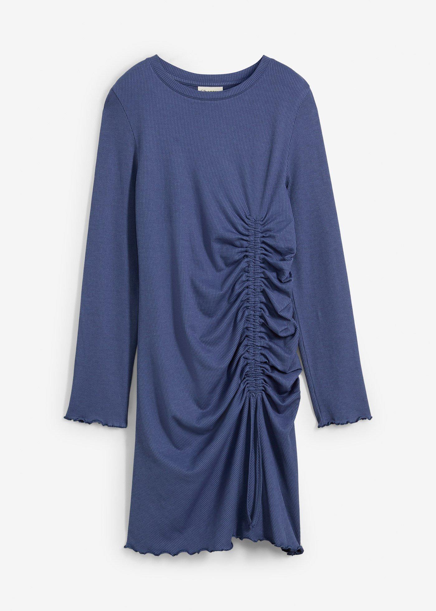 Shirtkleid mit Raffungsdetail