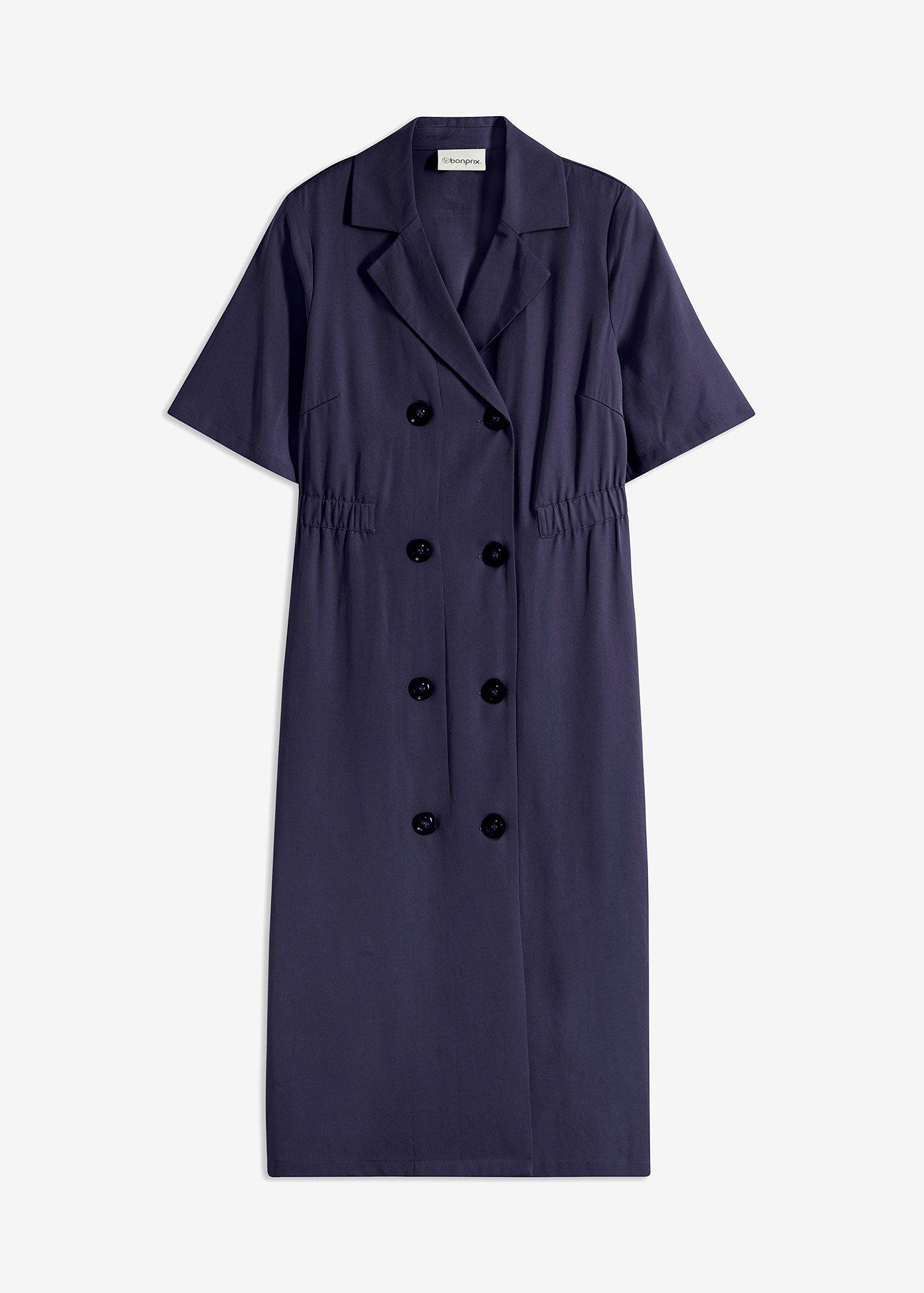 Kleid Lyocell mit Reverskragen