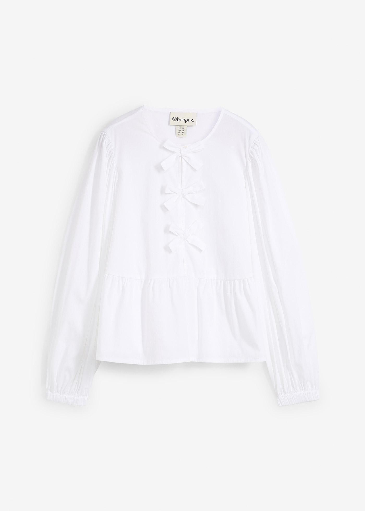 Bluse mit Schleifendetails