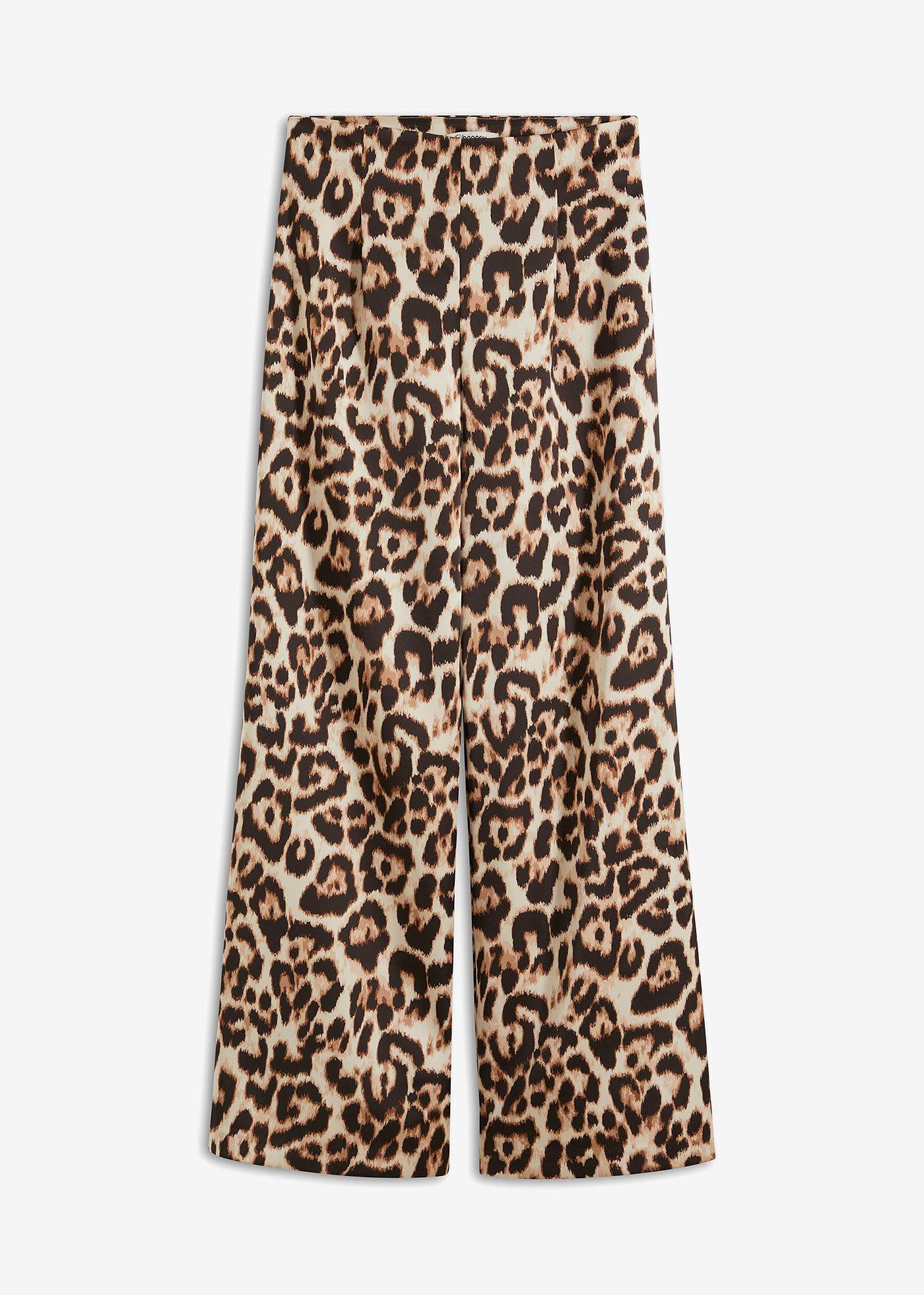 Marlenehose aus glänzendem Satin