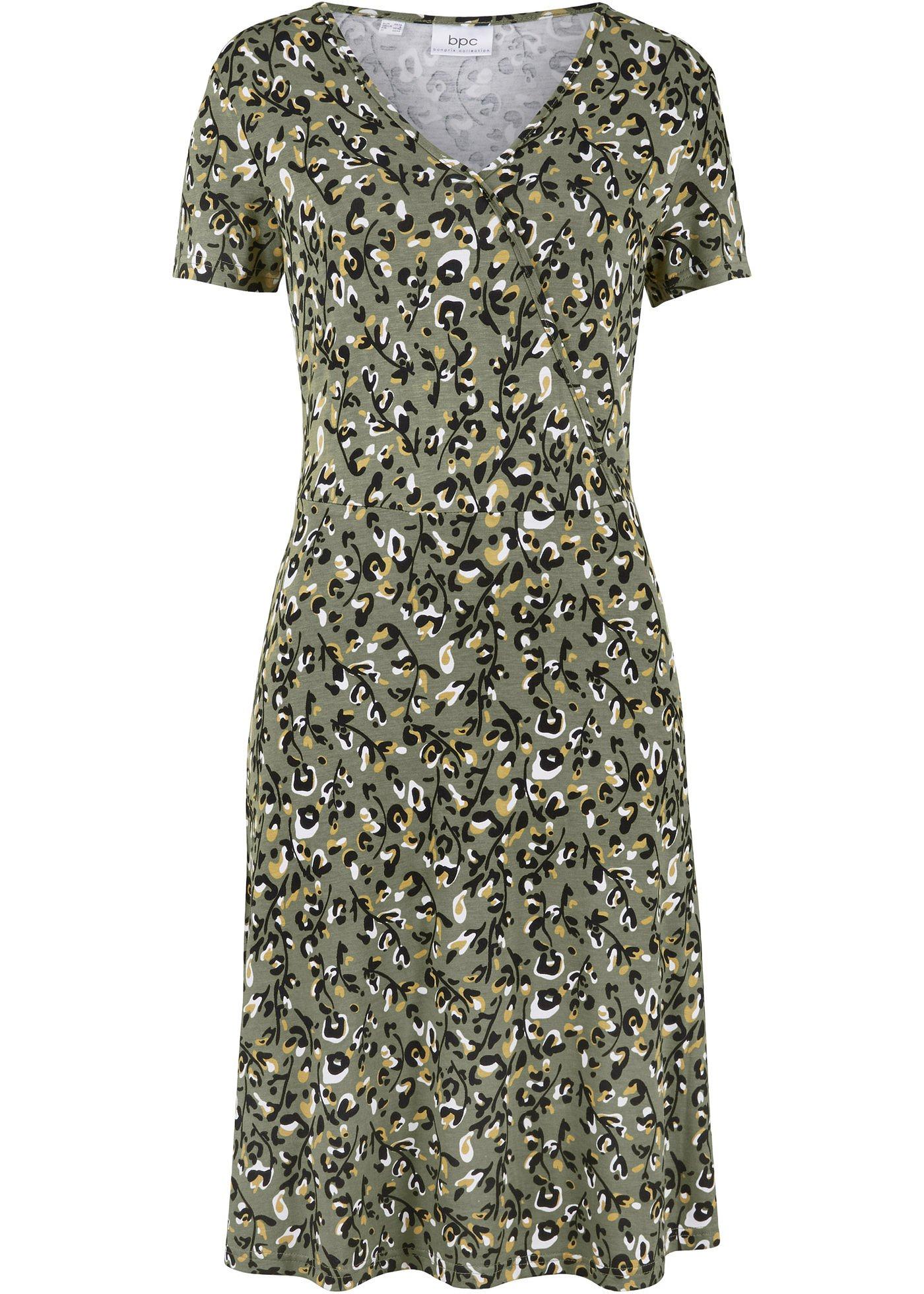 Shirtkleid aus fließendem Viskose-Mix