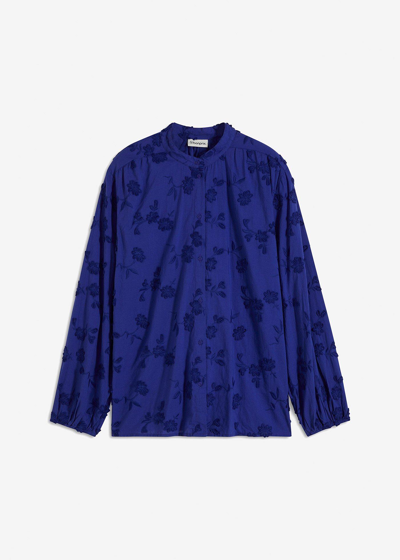 Bluse aus reiner Baumwolle