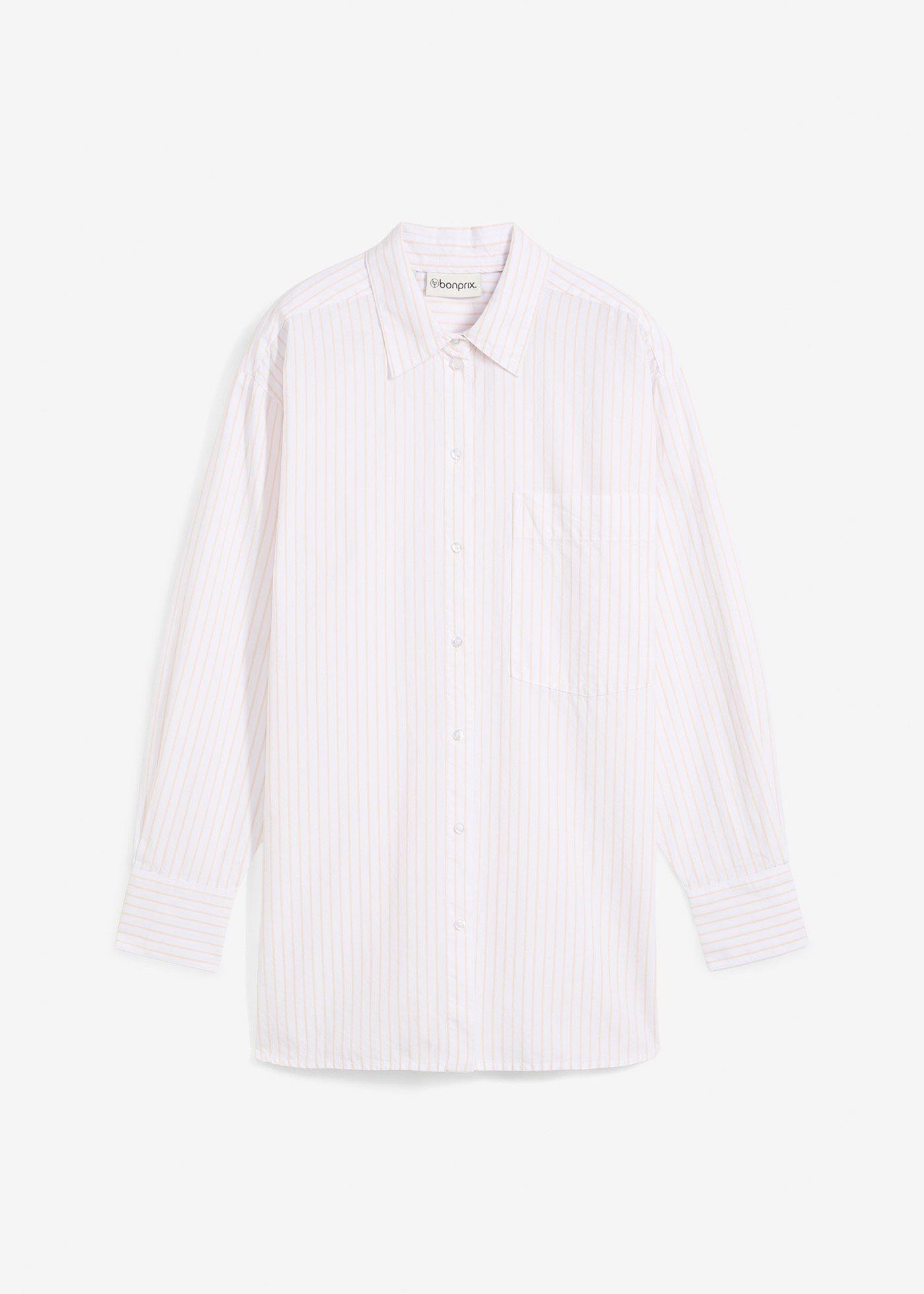 Gestreifte Hemd-Bluse