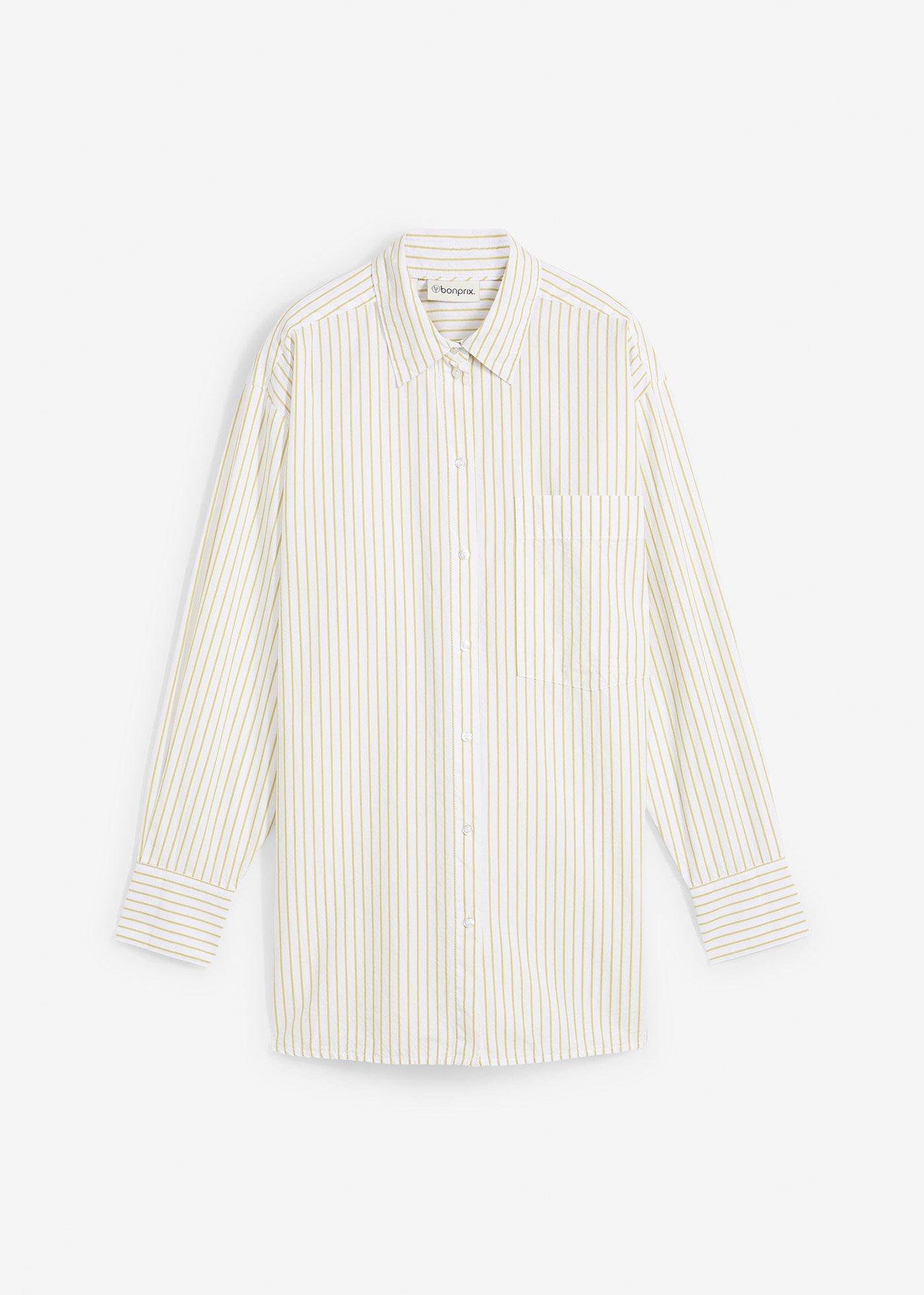 Gestreifte Hemd-Bluse