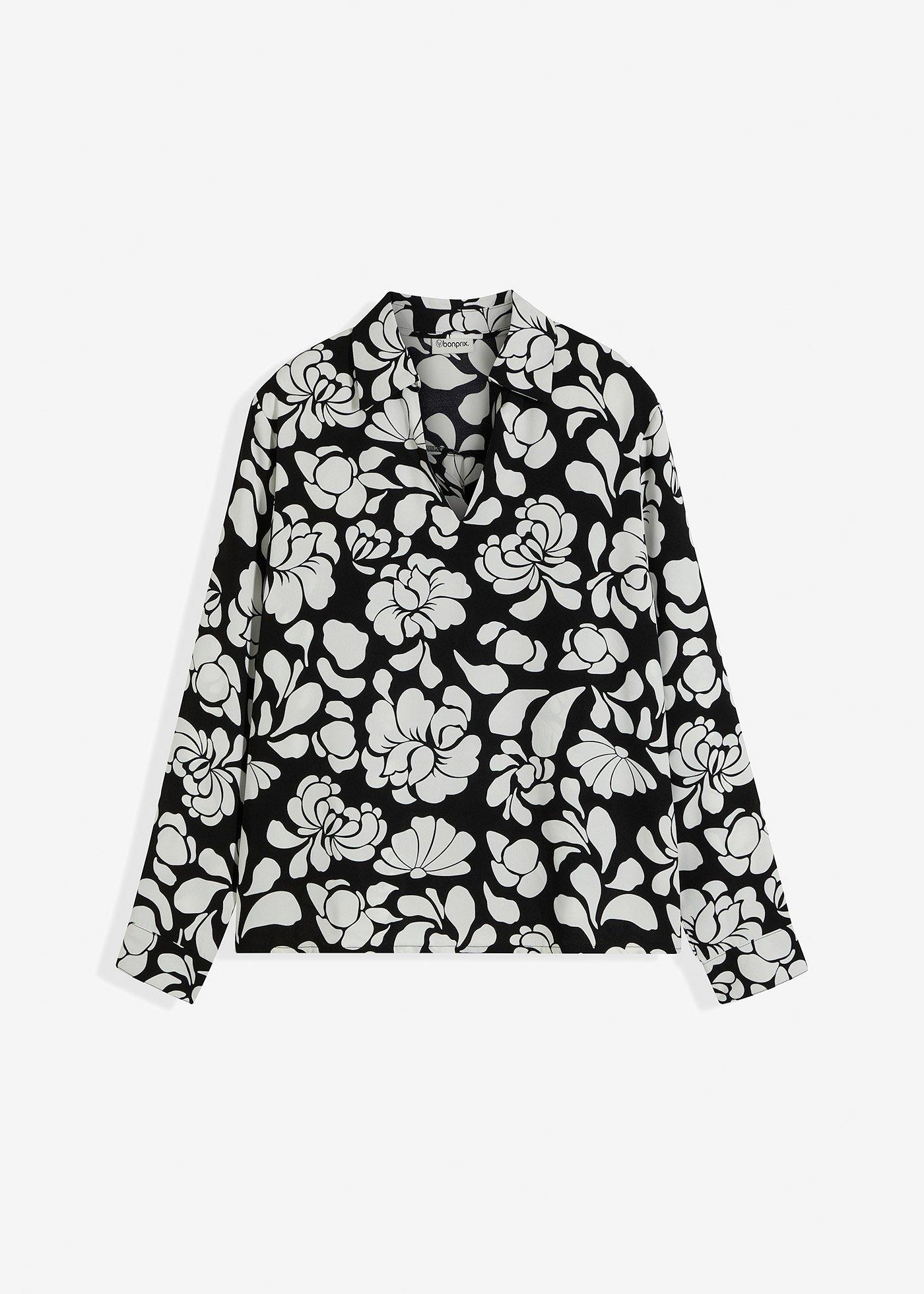 bedruckte Bluse