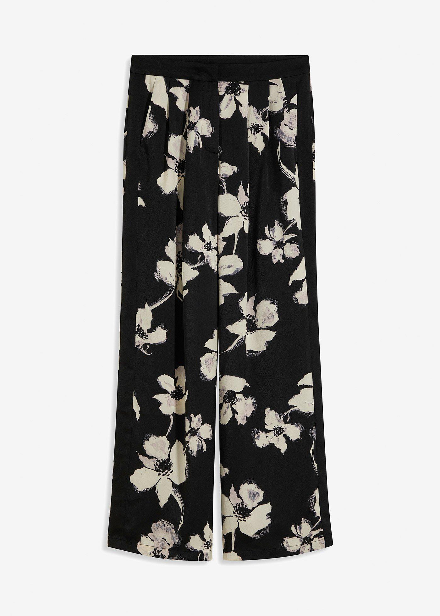 Palazzo-Hose aus fließendem Satin