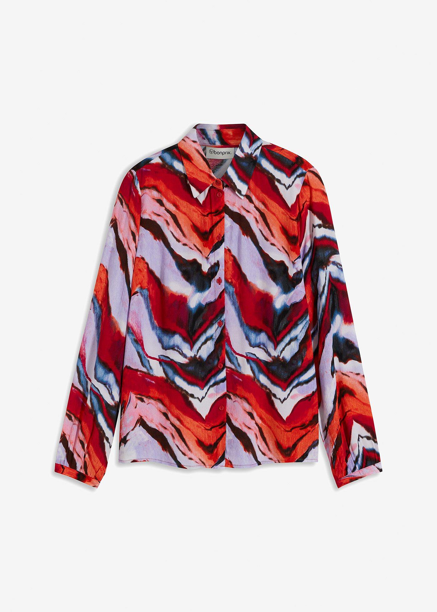 bedruckte Bluse