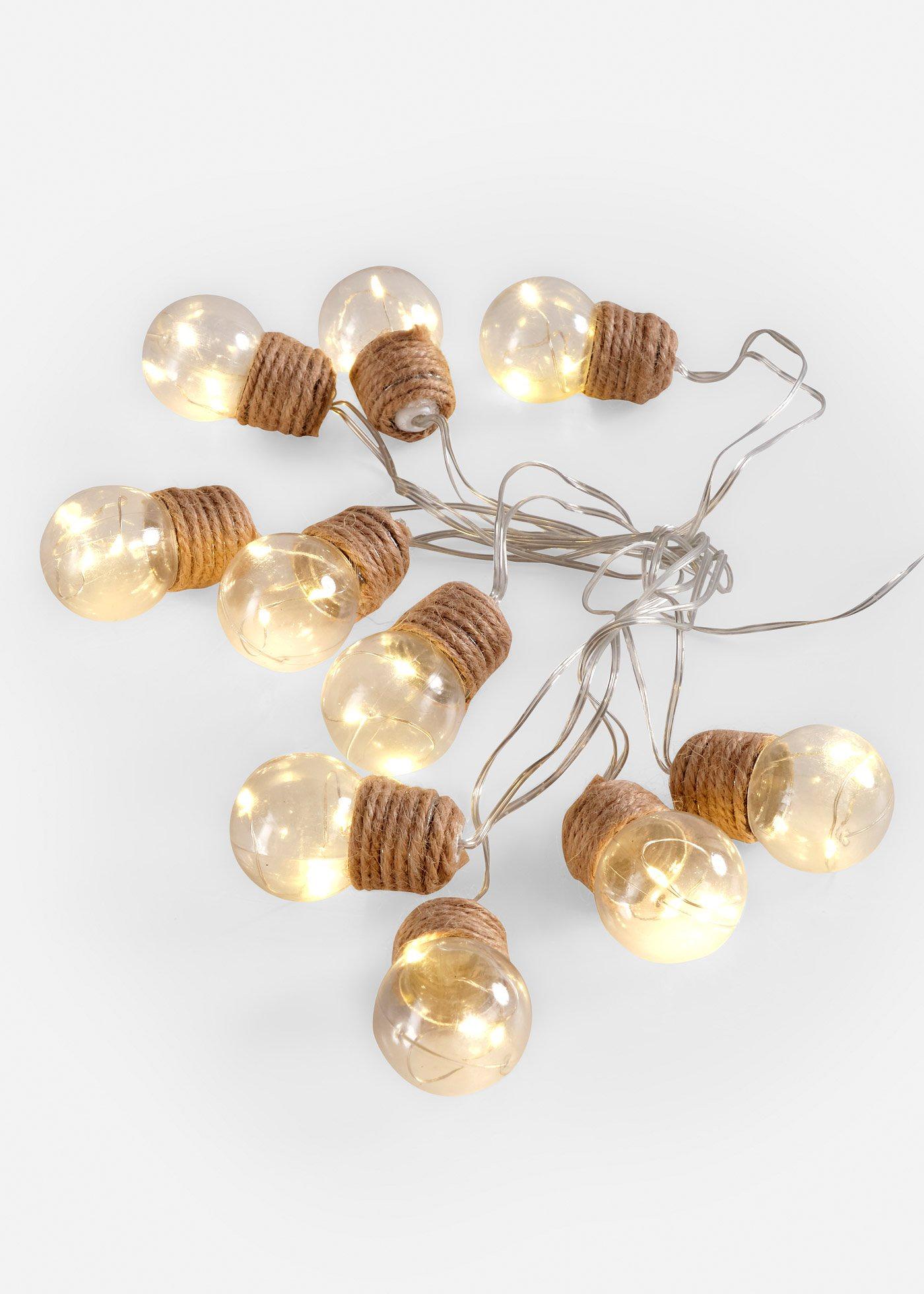 LED-Lichterkette mit Glühbirnen