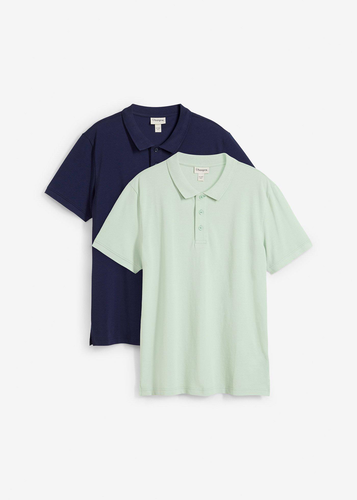 Piqué-Poloshirt (2er Pack) aus reiner Bio-Baumwolle