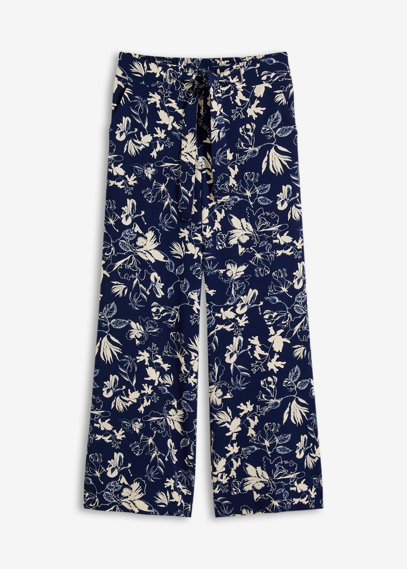 Marlenehose mit Druck