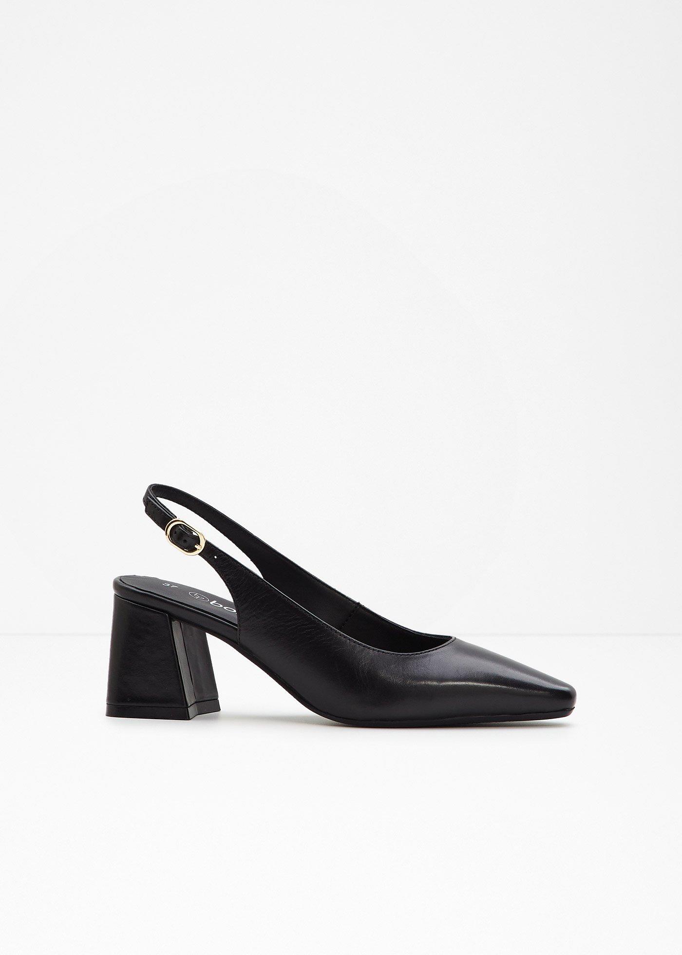 Sling Pumps aus Leder