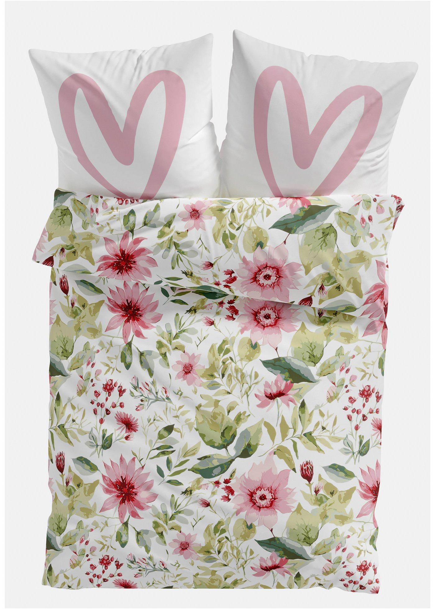 Bettwäsche mit floralem Design