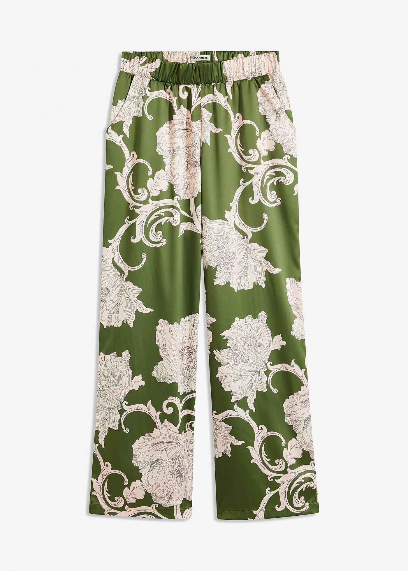 Palazzo-Hose aus fließendem Satin