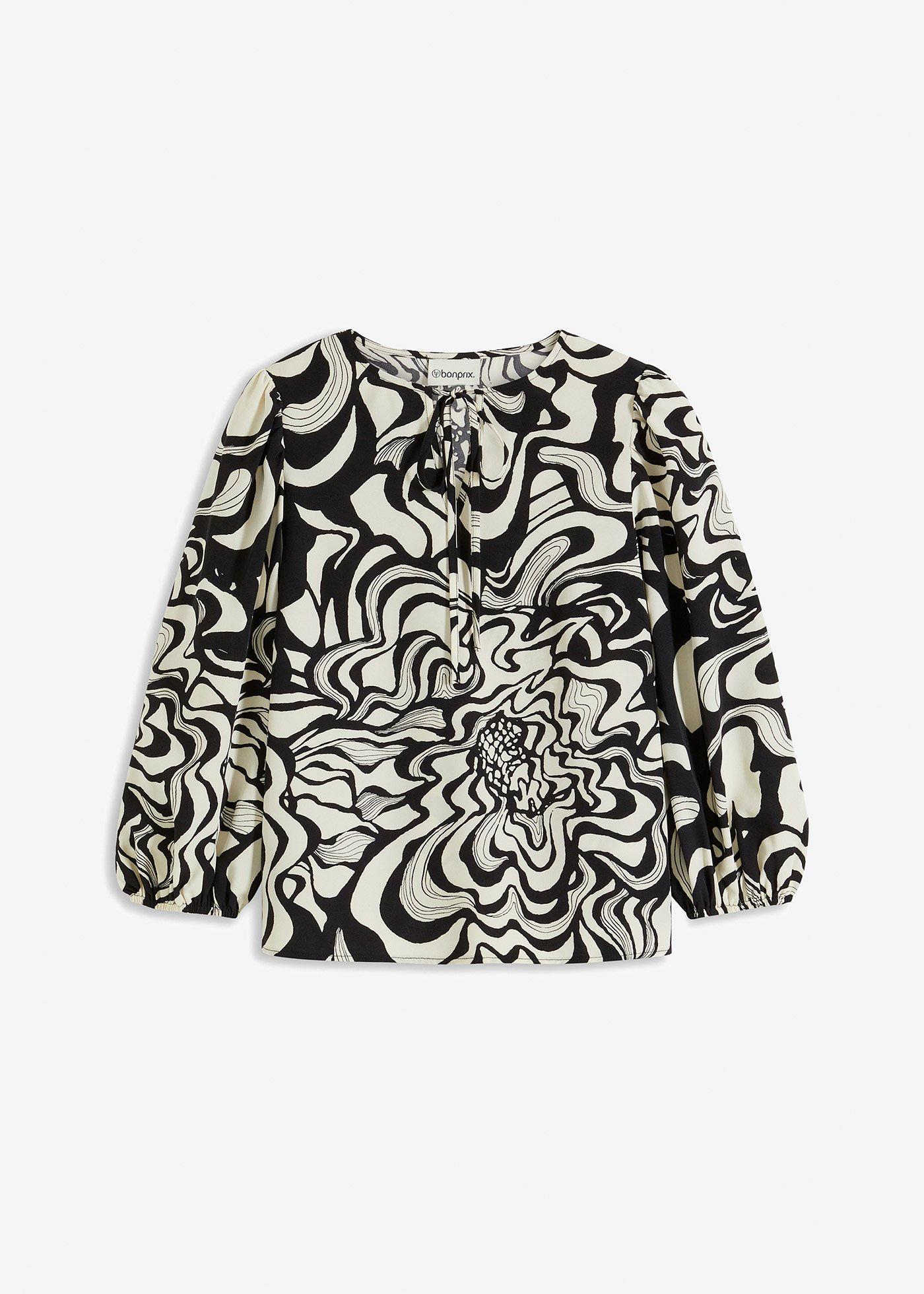 bedruckte Bluse