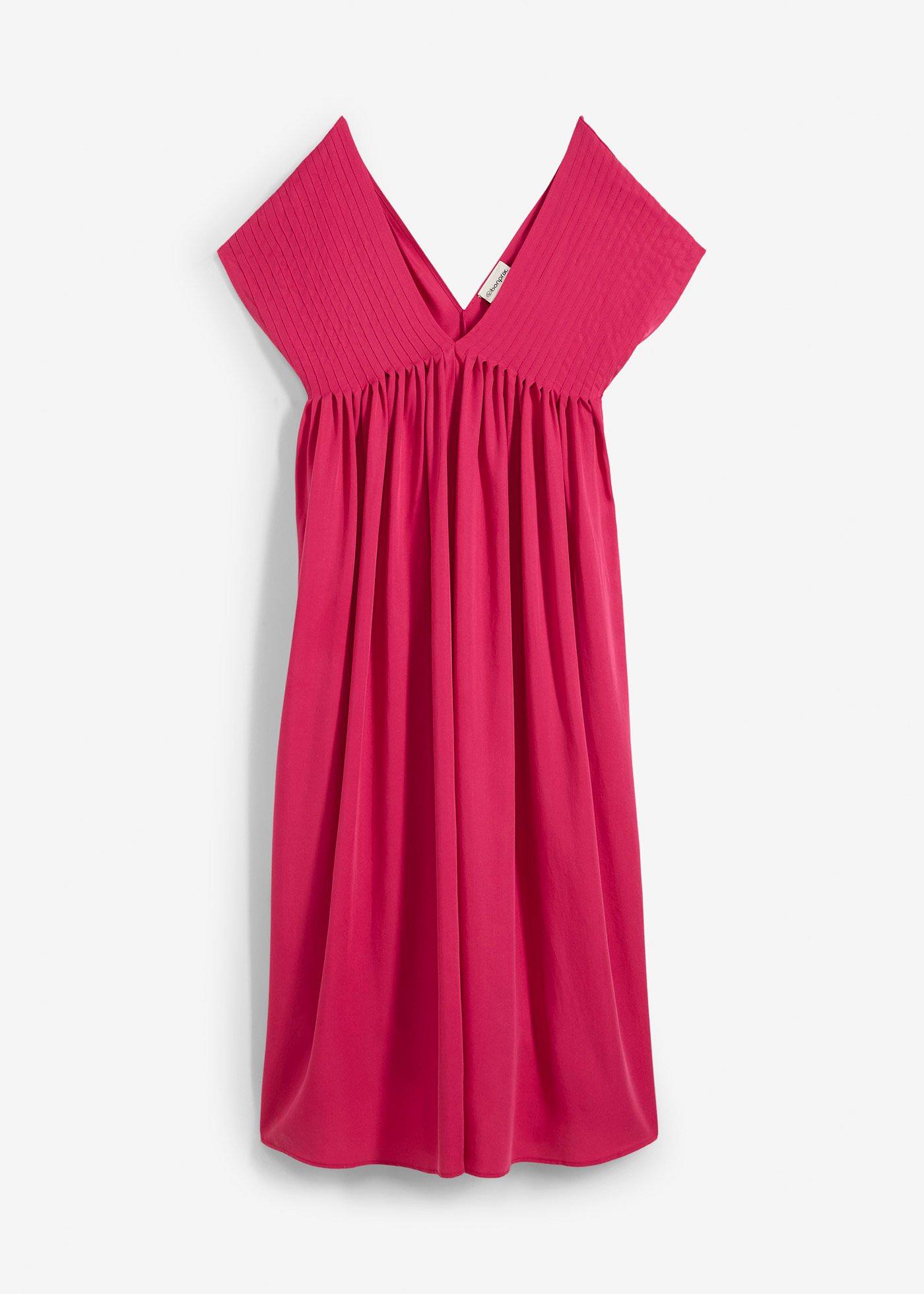 Kaftan-Kleid aus fließendem Lyocell