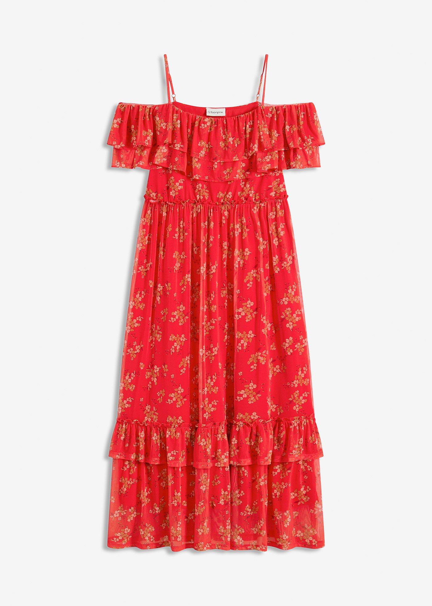 Jersey-Mesh-kleid