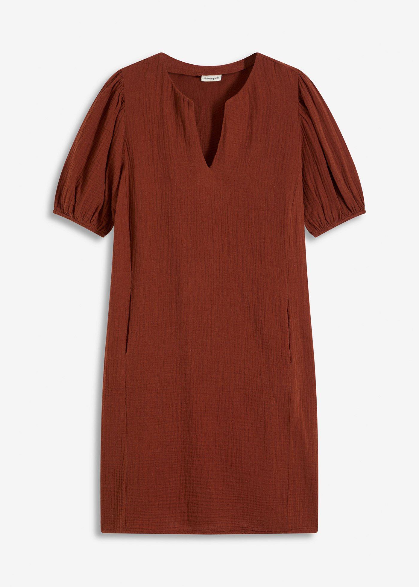 Kurzes Kleid aus Musselin