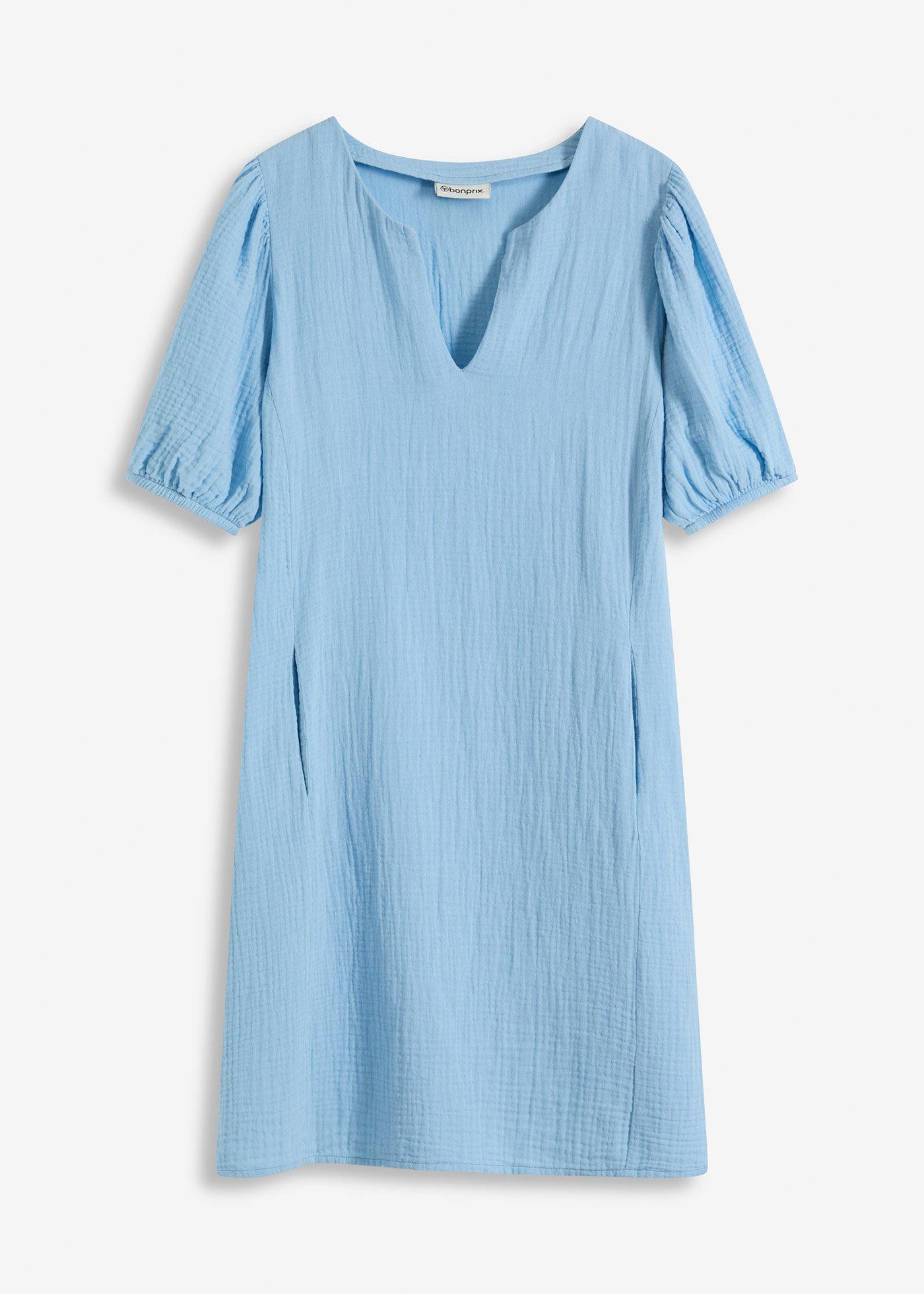 Kurzes Kleid aus Musselin