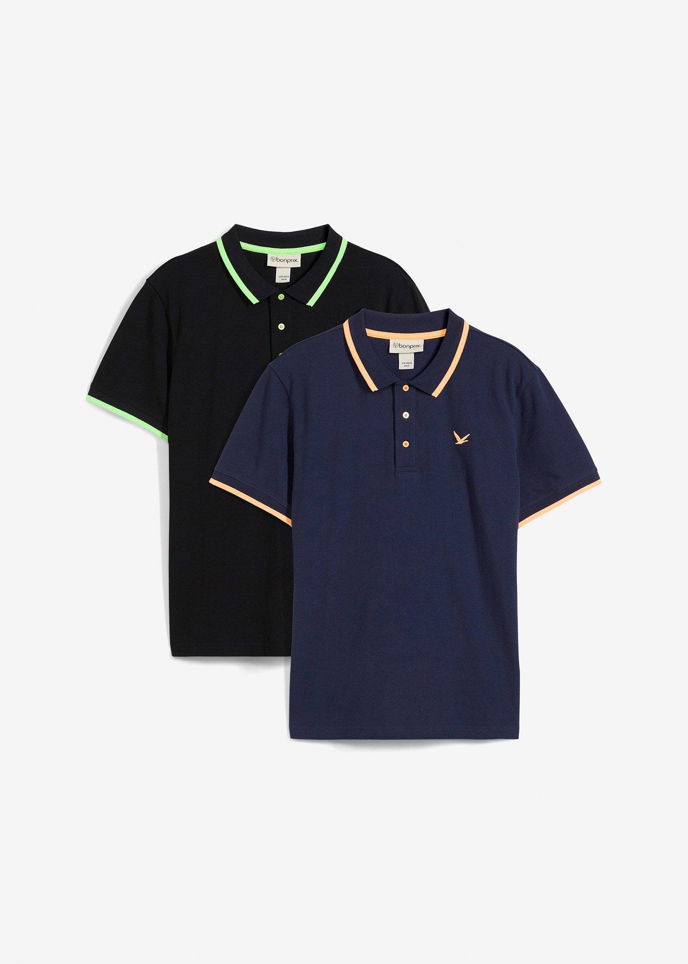 Piqué-Poloshirt (2er Pack) aus reiner Bio-Baumwolle