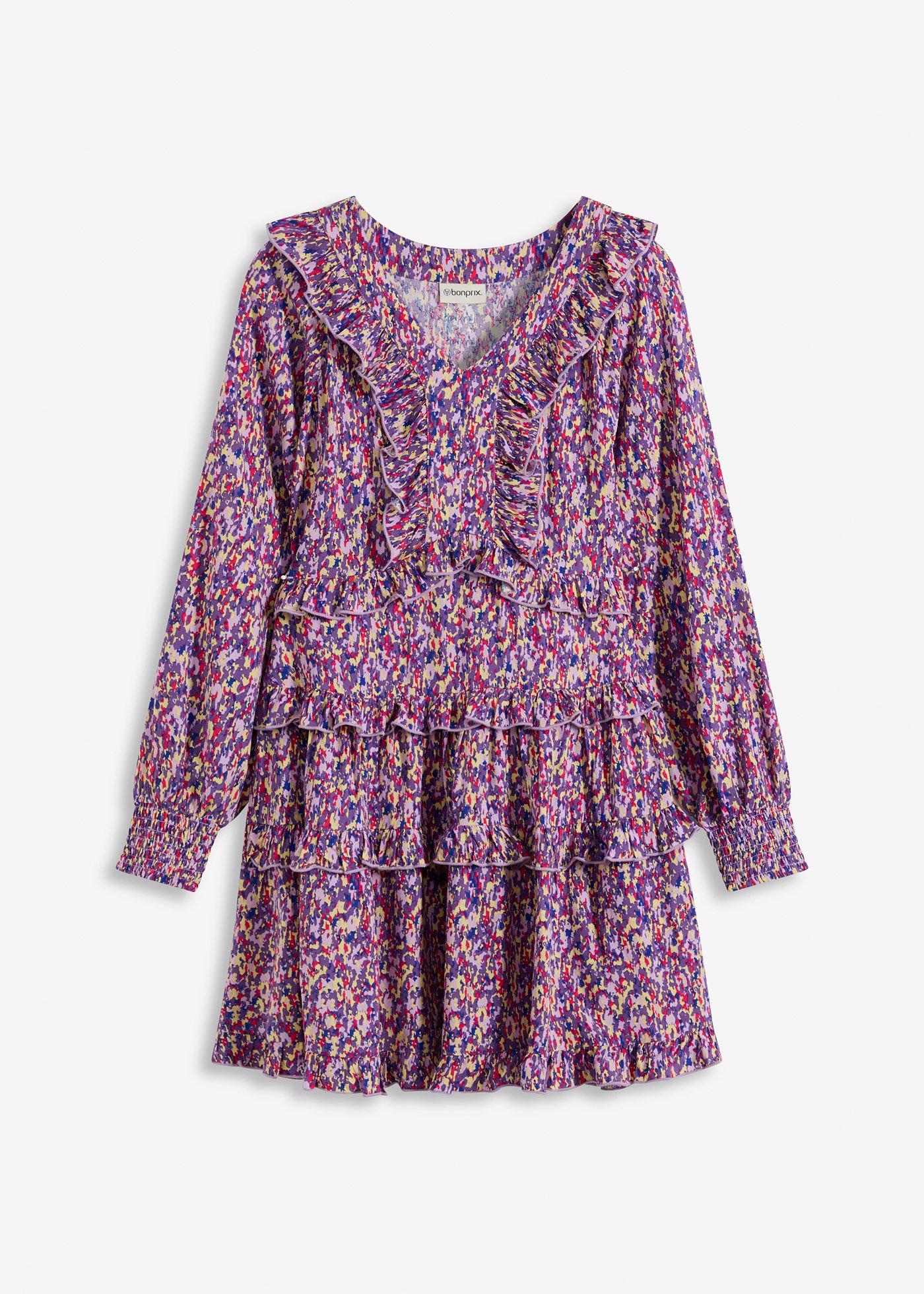 Kleid mit Volants