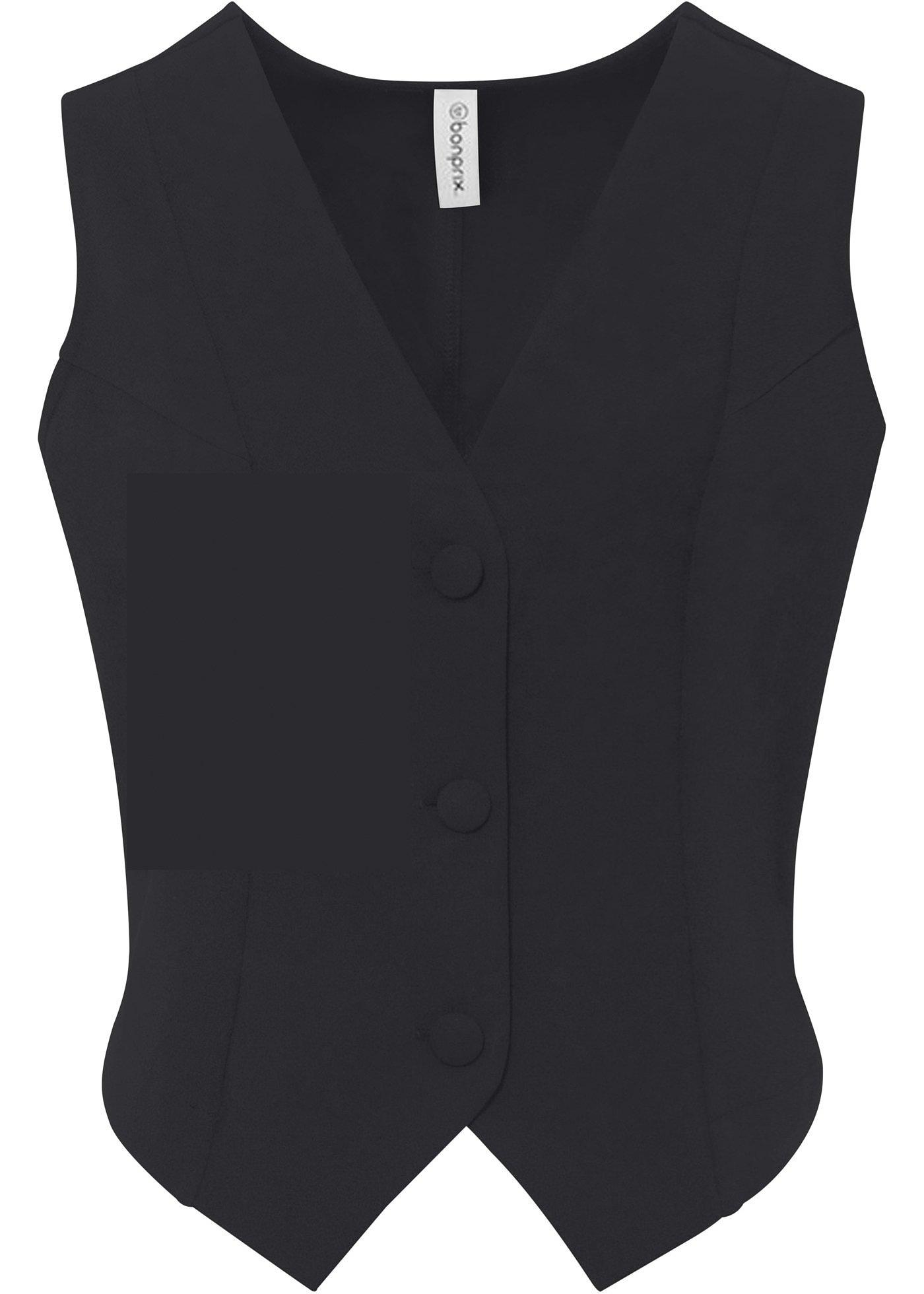 Anzugweste aus fester Interlock-Qualität
