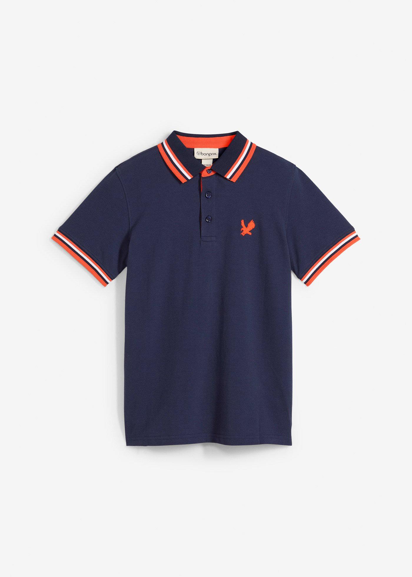 Pique-Poloshirt aus reiner Bio-Baumwolle