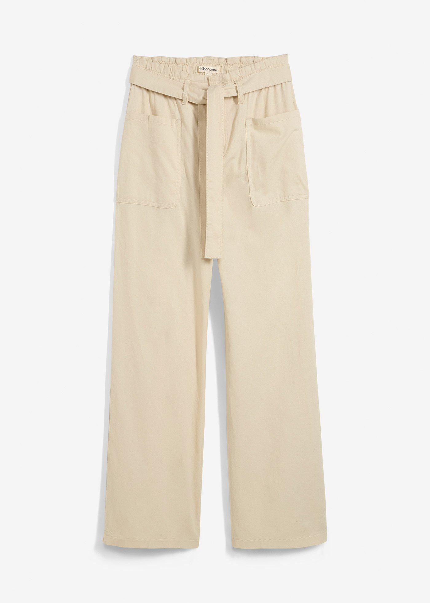 7/8-Hose mit Bequembund aus reiner Baumwolle