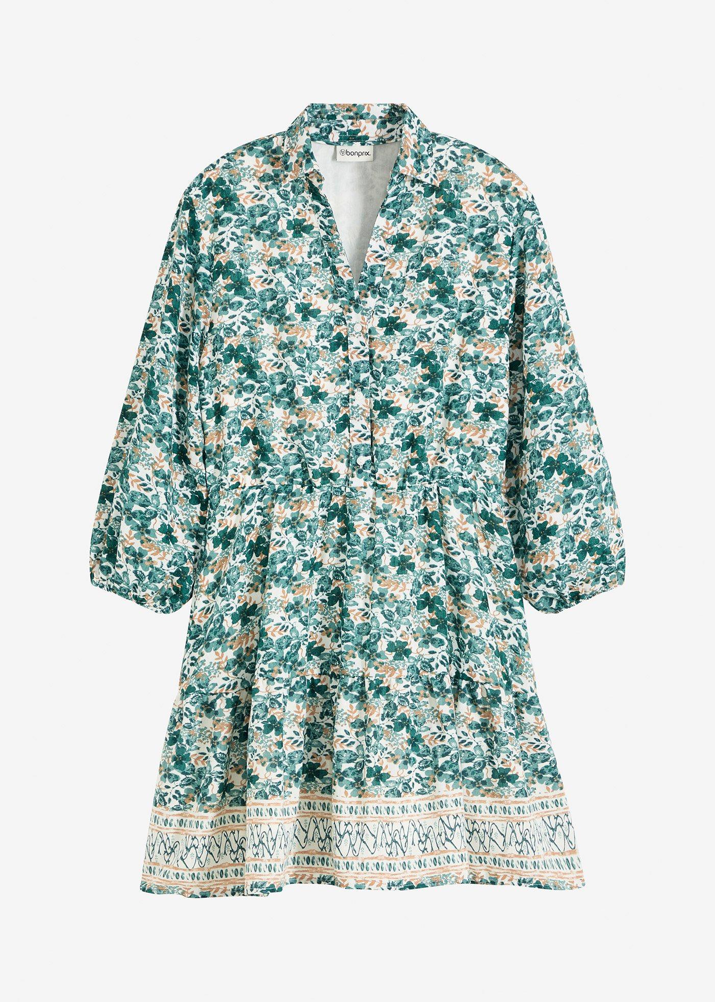 Kleid im Leinen-Look