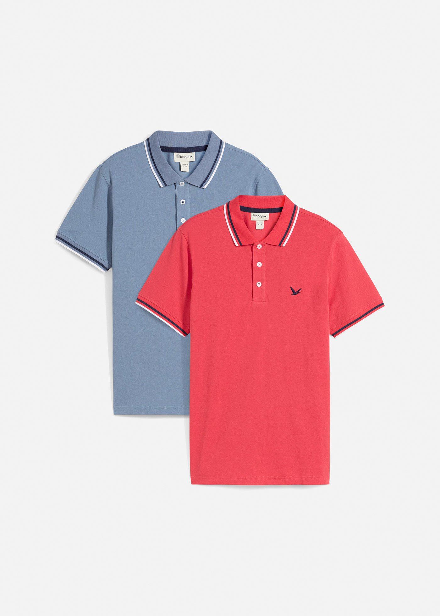 Piqué-Poloshirt (2er Pack) aus reiner Baumwolle