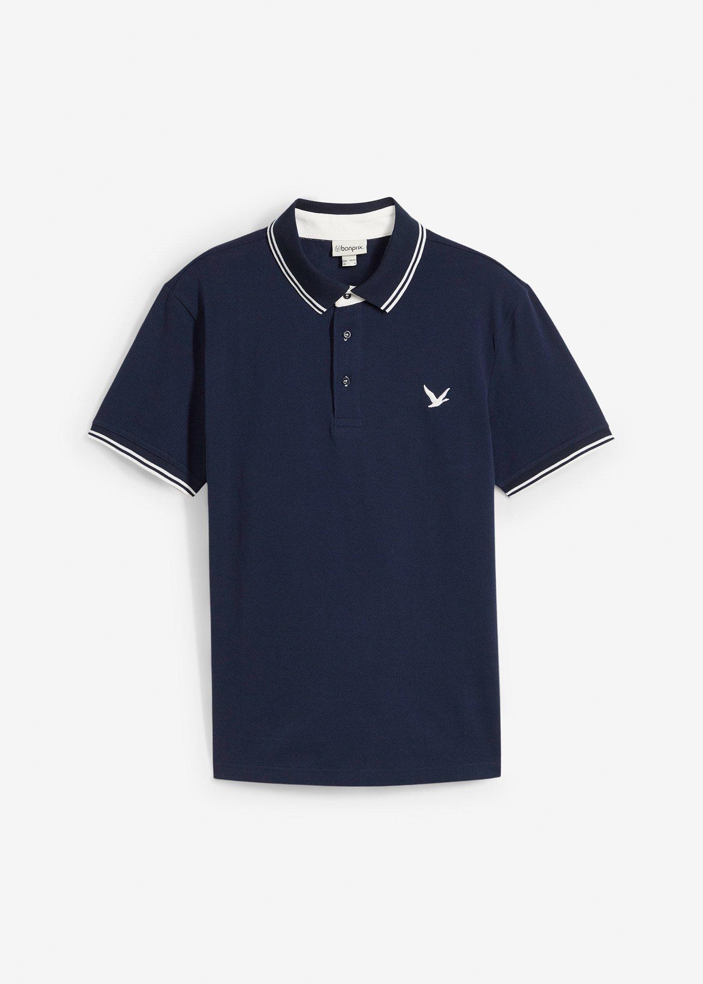 Piqué-Poloshirt aus reiner Baumwolle