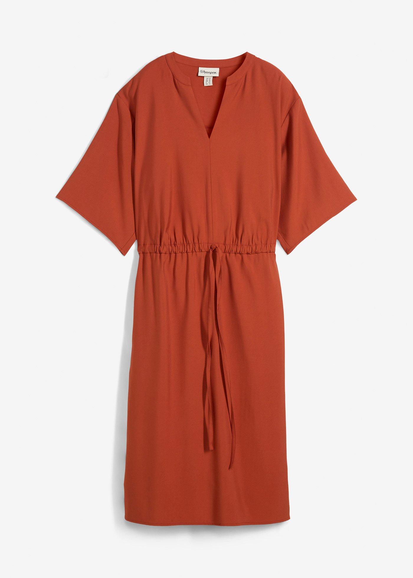 Kaftan-Kleid aus feiner Viskose