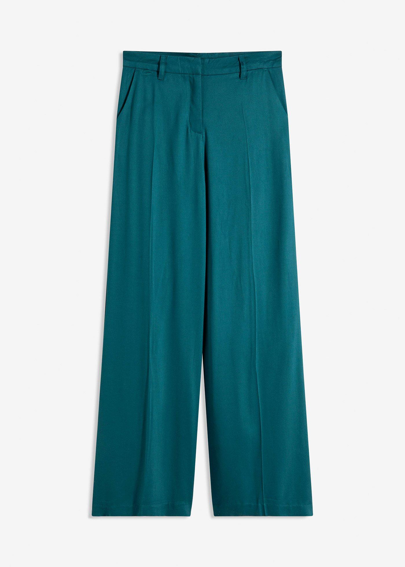 Marlenehose aus fließender Viskose
