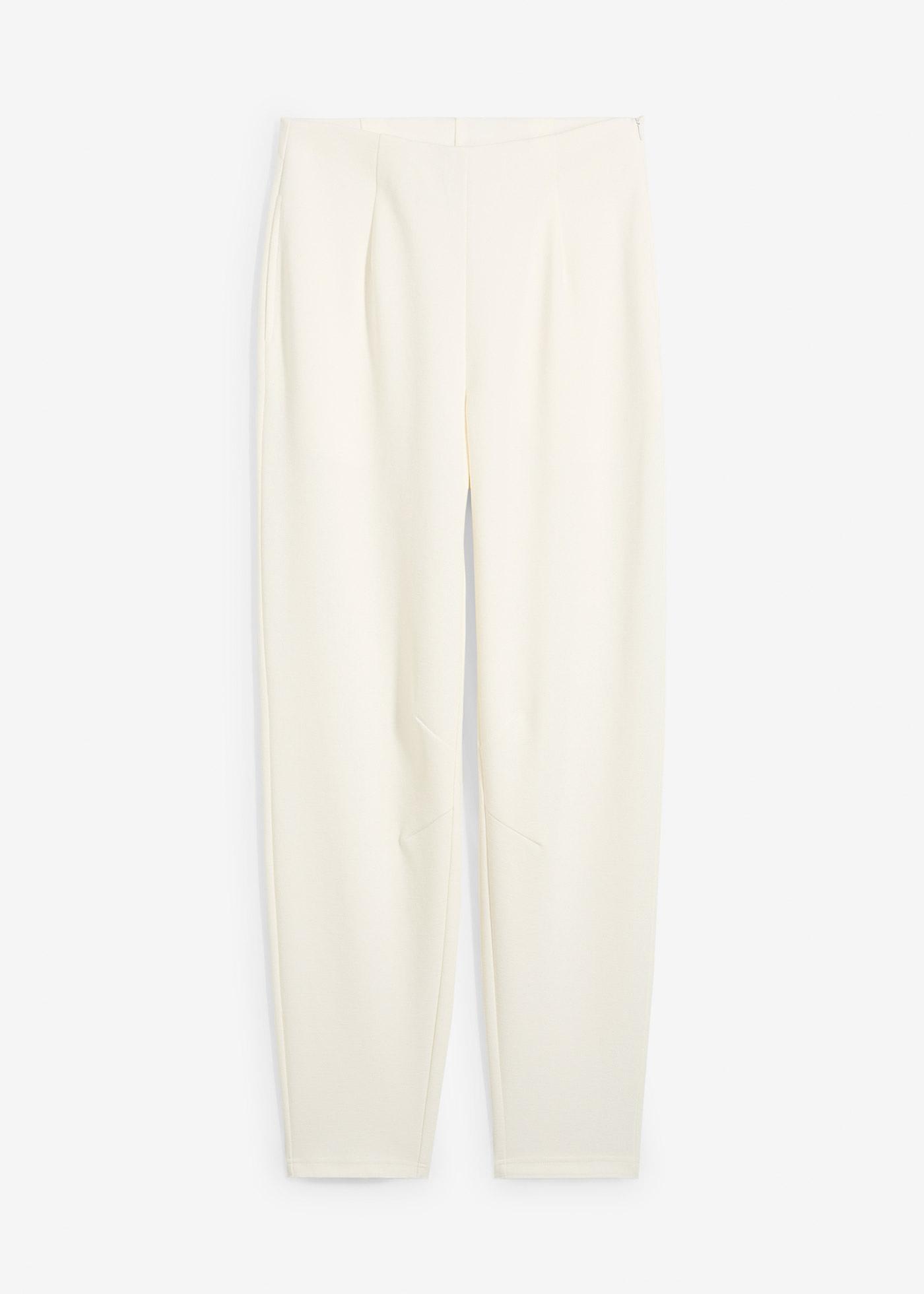 Knöchellange Hose aus Piqué