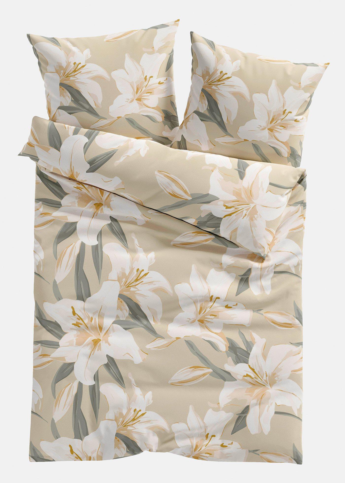 Bettwäsche mit Blumen