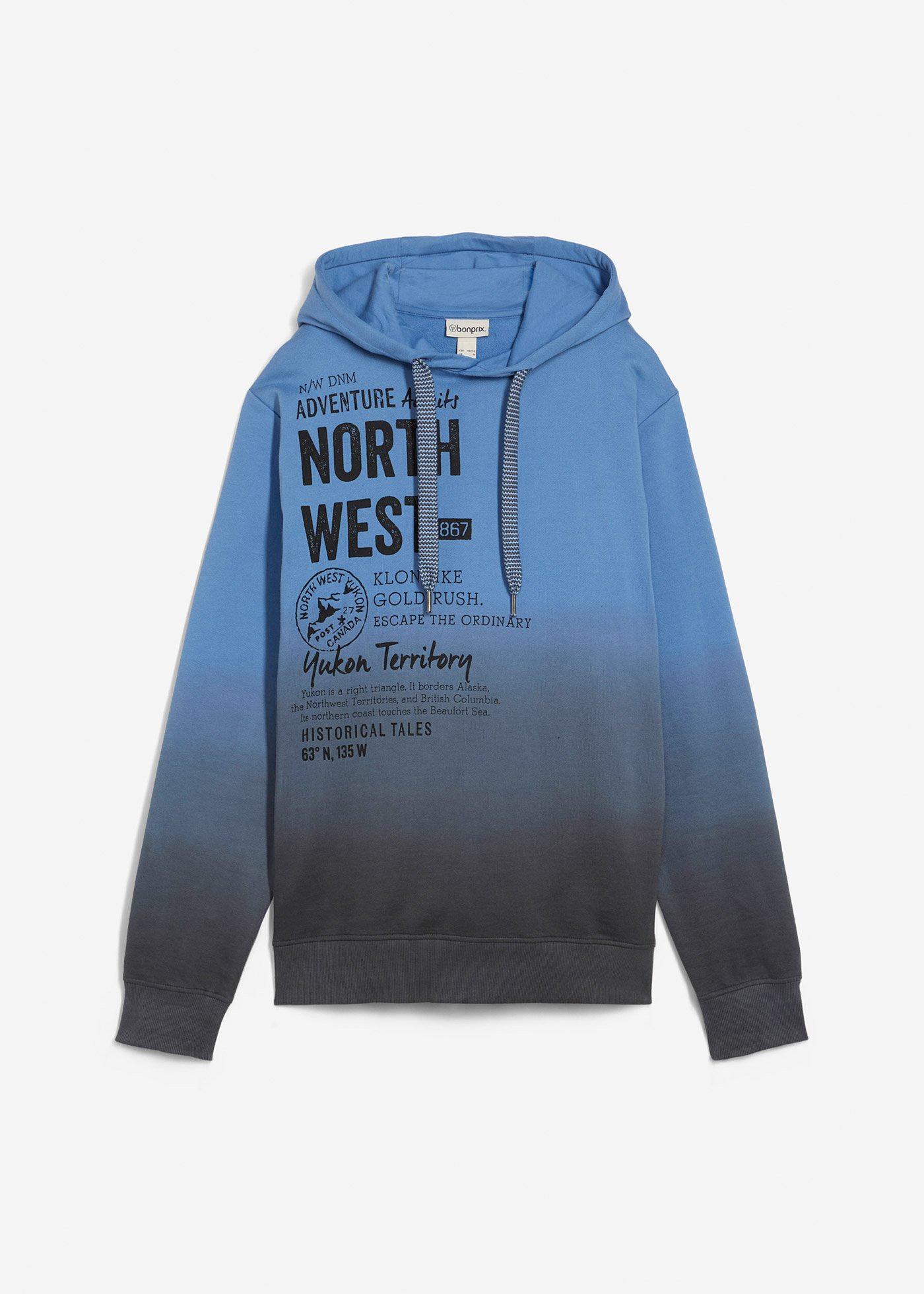 Kapuzen-Sweatshirt aus reiner Baumwolle