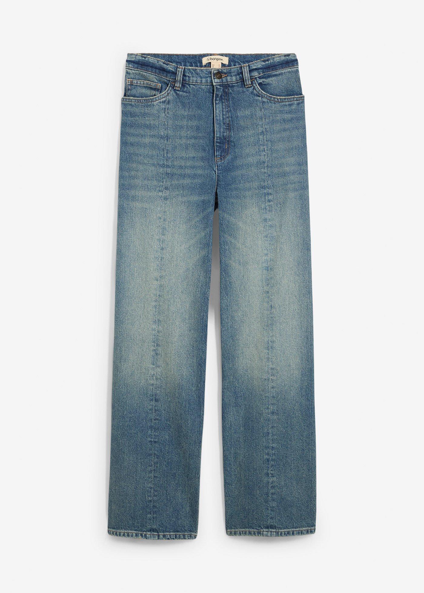 Loose Straight-Jeans High Waist, Low Stretch