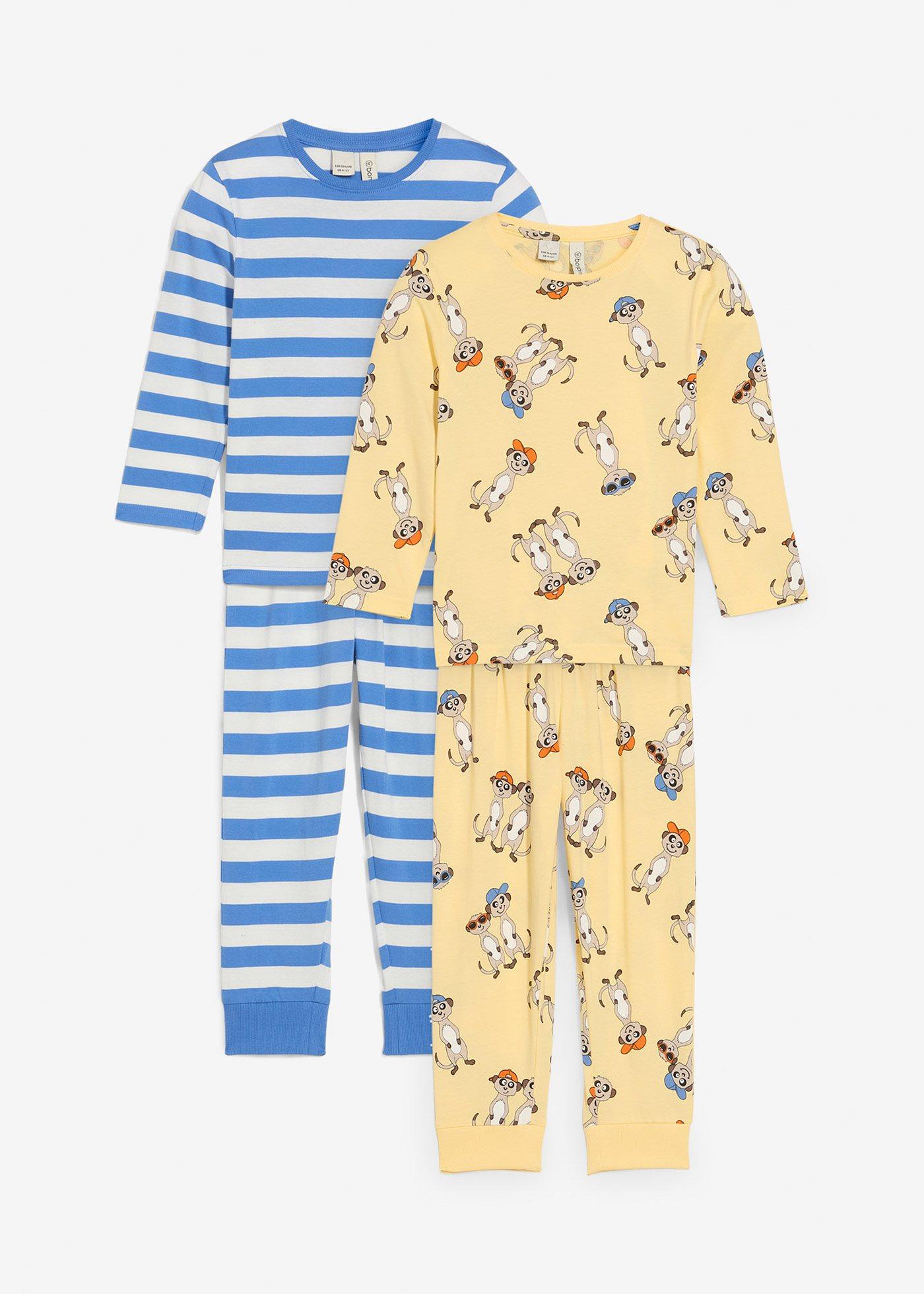 Pyjama aus reiner Bio-Baumwolle (4-tlg. Set)